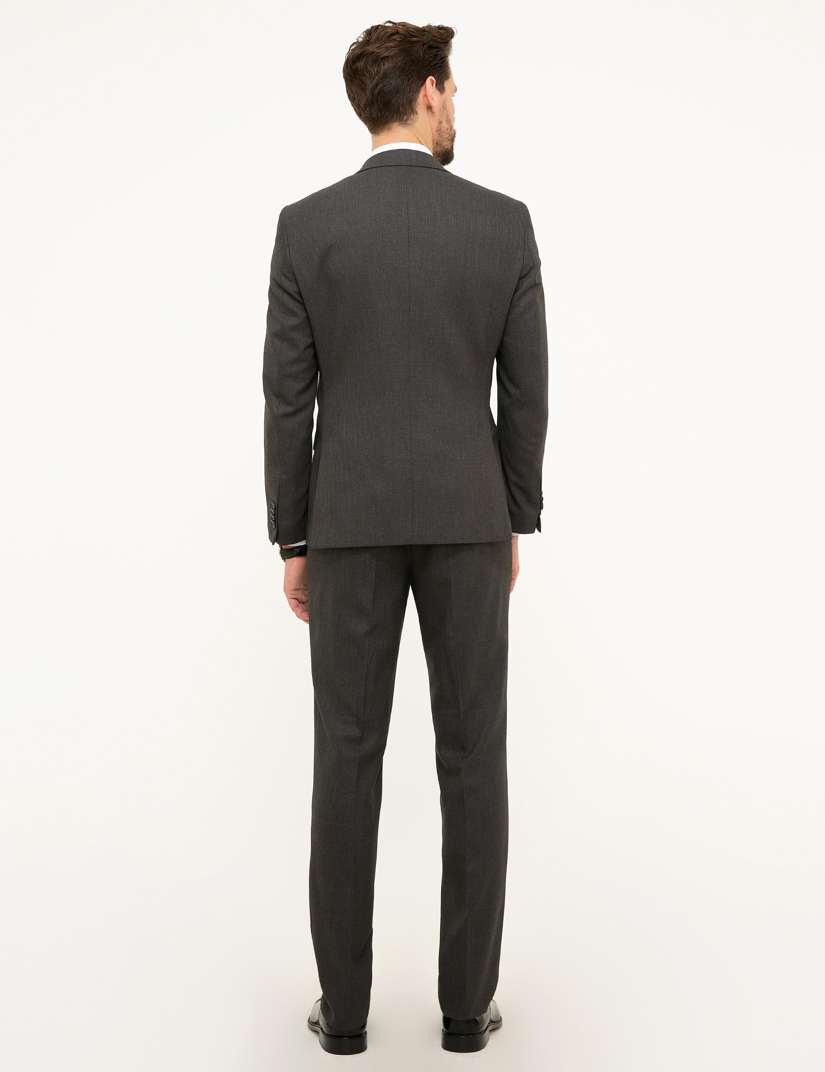 Füme Slim Fit Takım Elbise