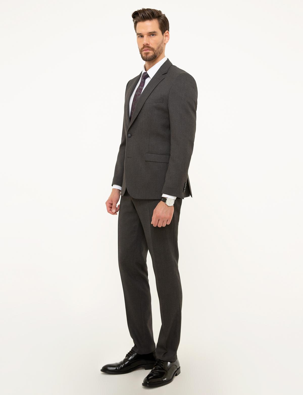 Füme Slim Fit Takım Elbise - 50210418113