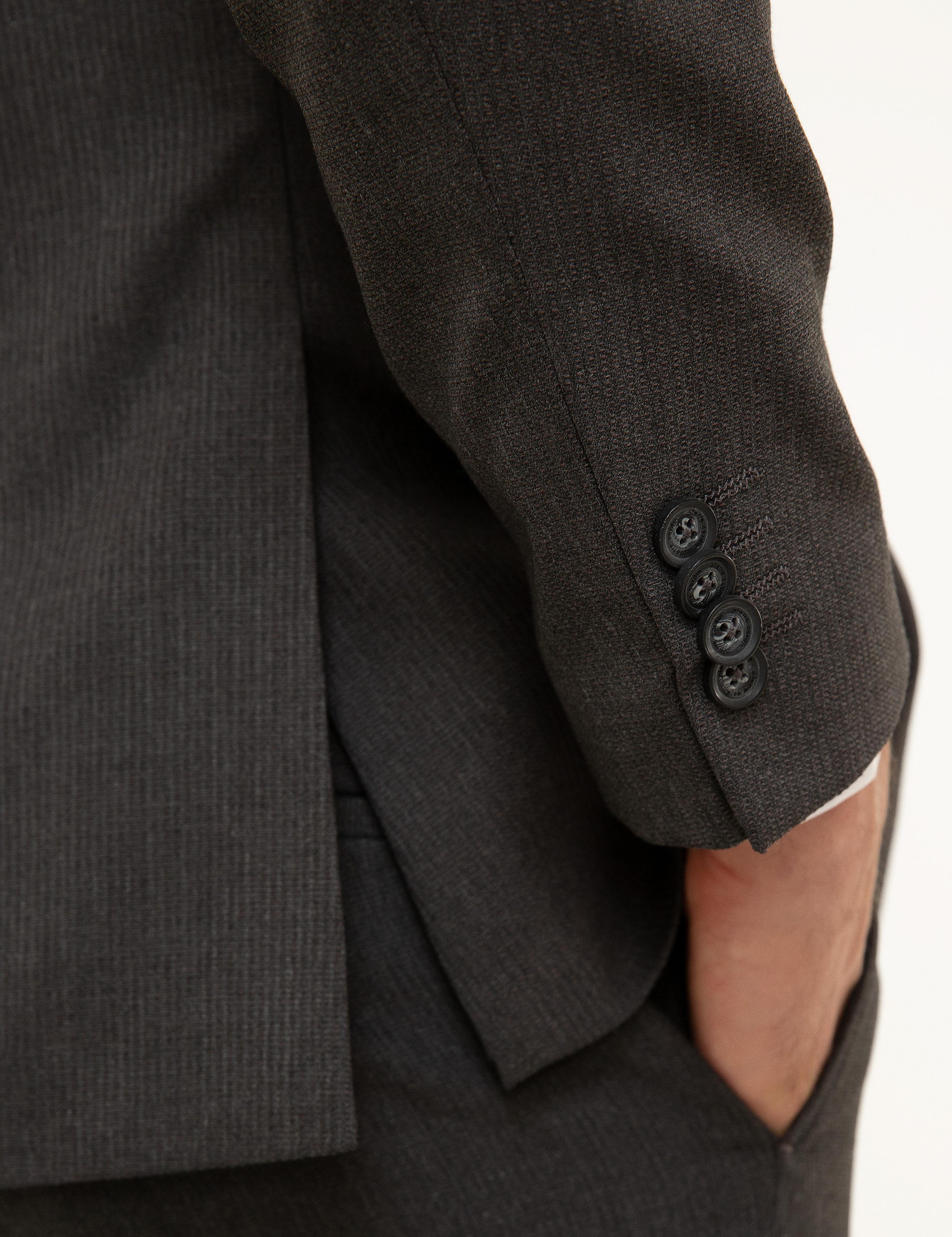 Füme Slim Fit Takım Elbise