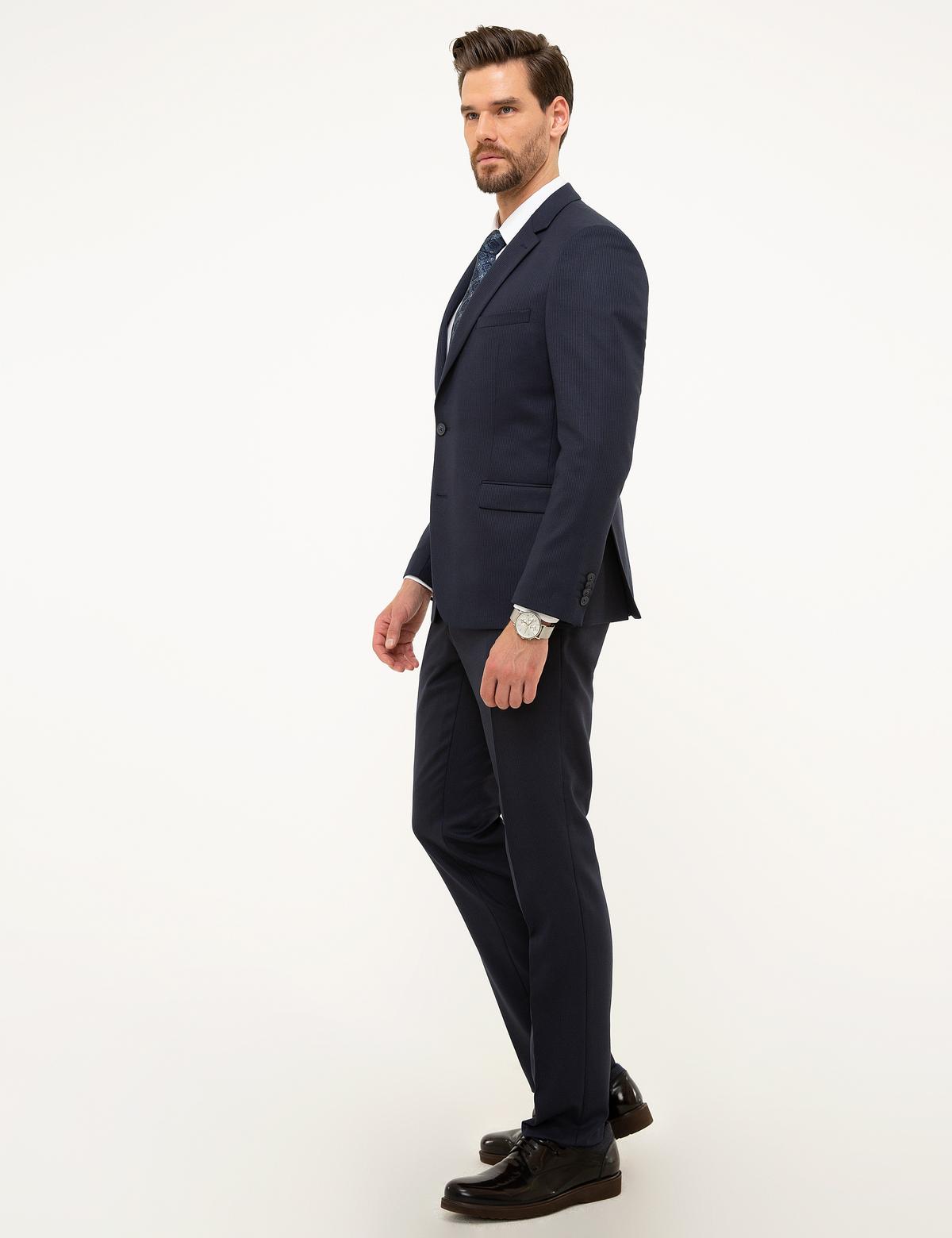 Lacivert Slim Fit Takım Elbise - 50210418149
