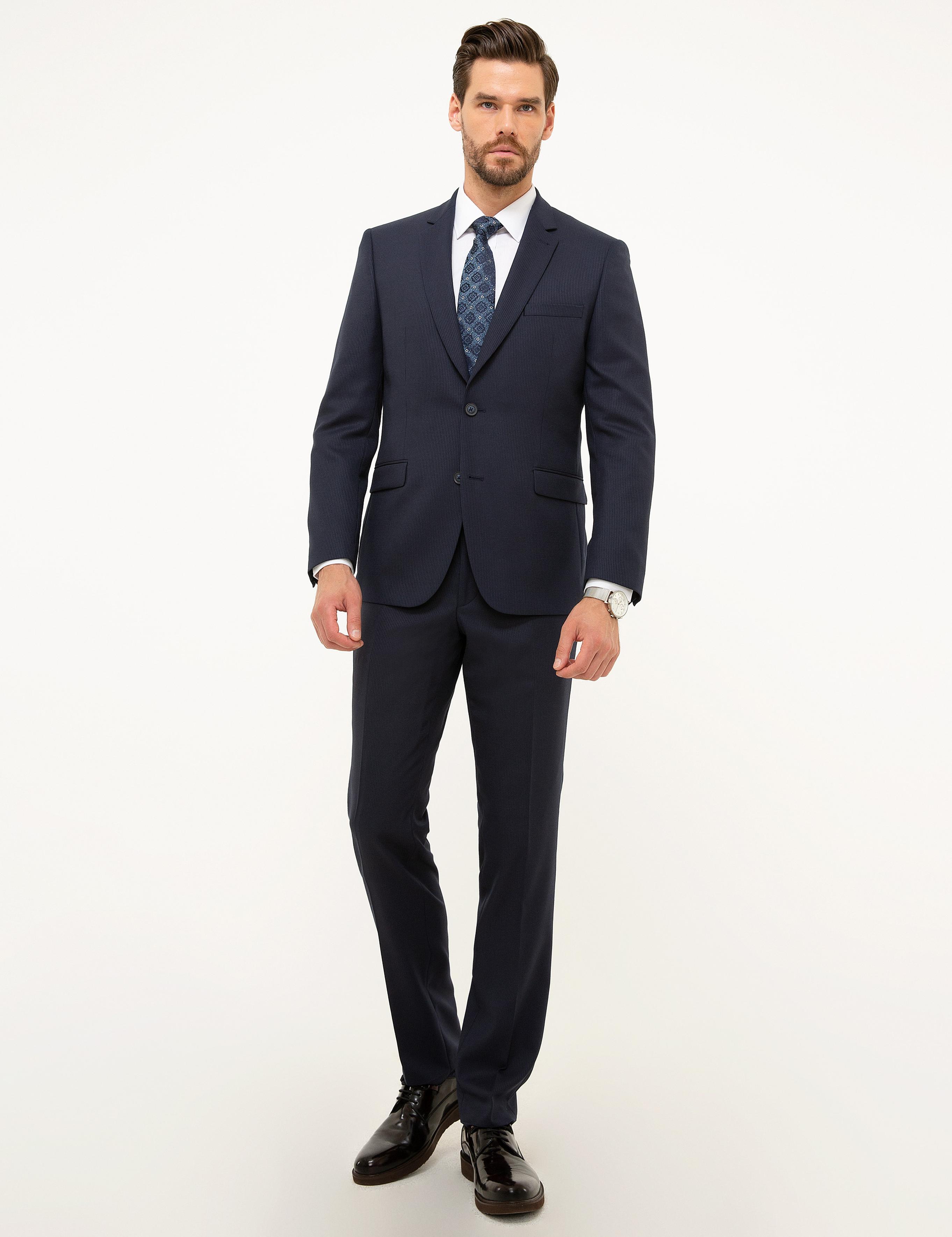 Lacivert Slim Fit Takım Elbise