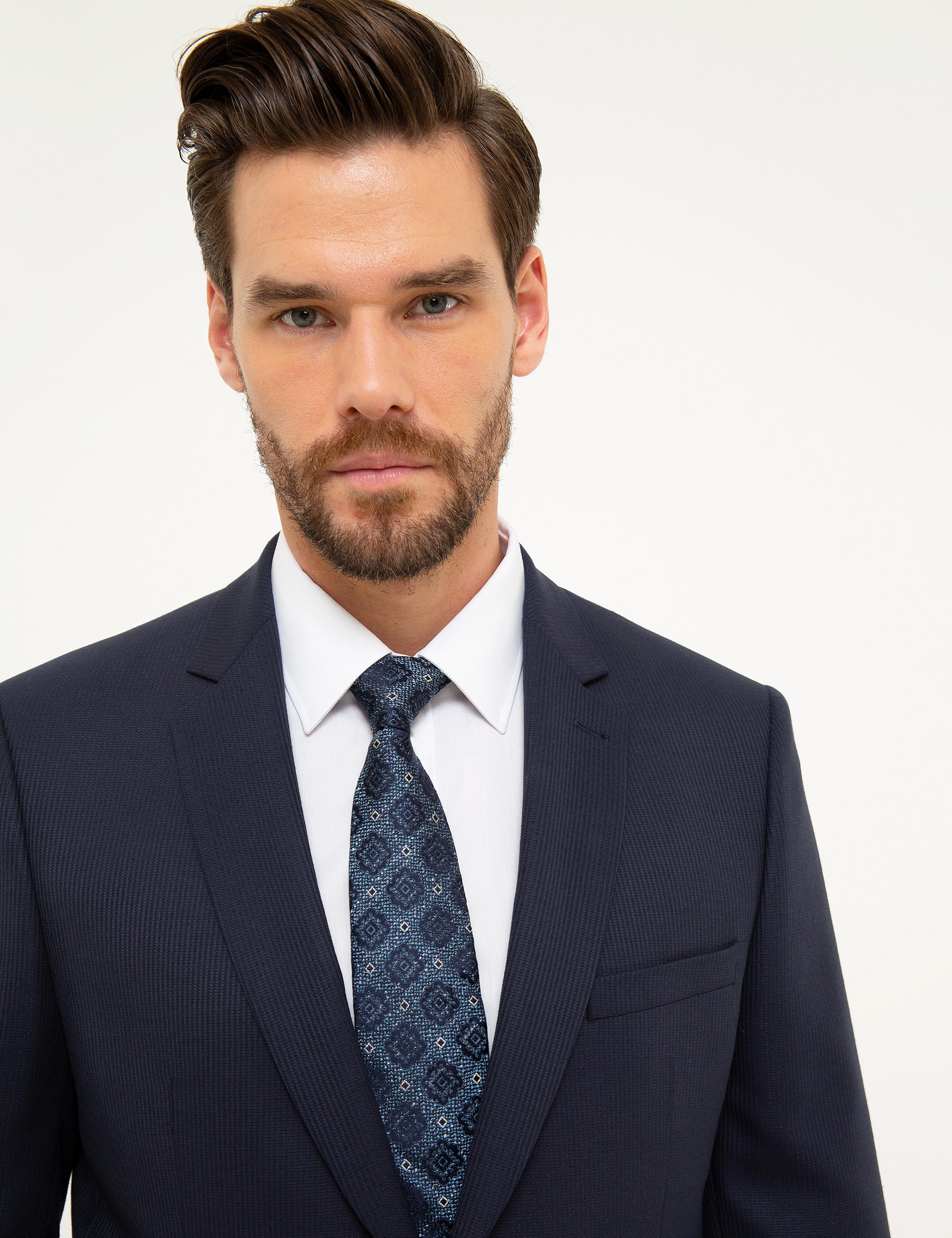 Lacivert Slim Fit Takım Elbise