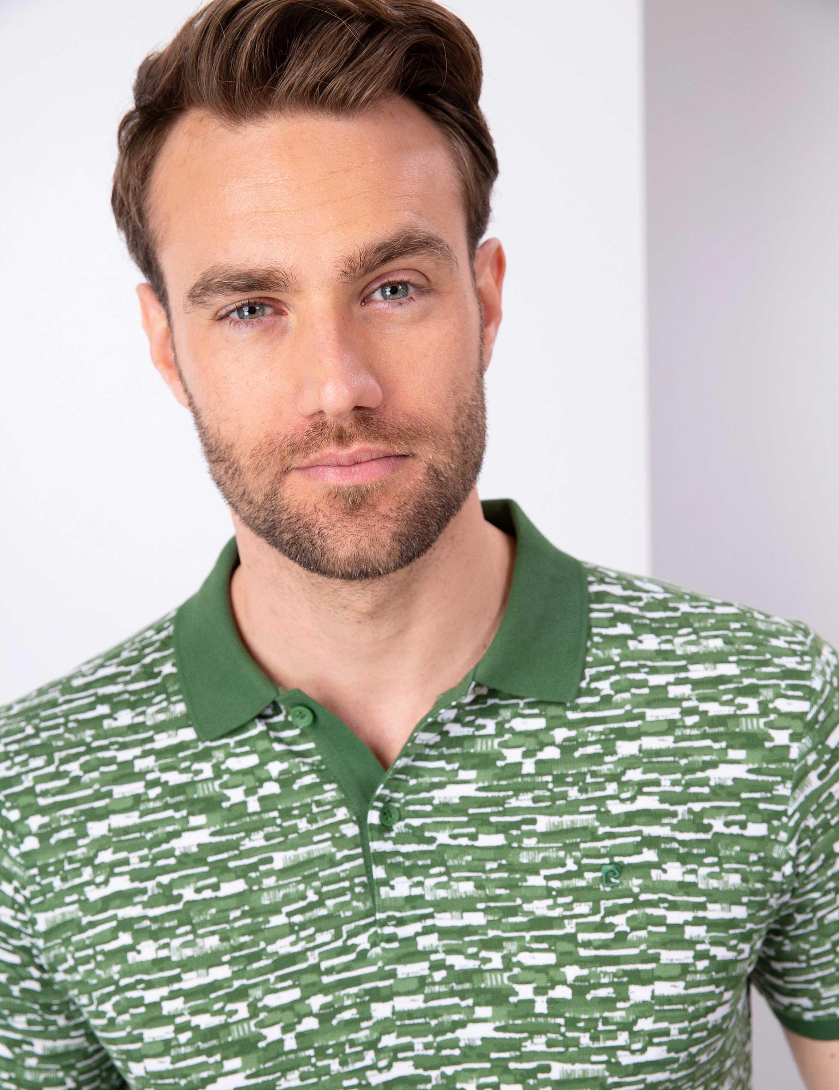 Yeşil Slim Fit Polo Yaka T-Shirt