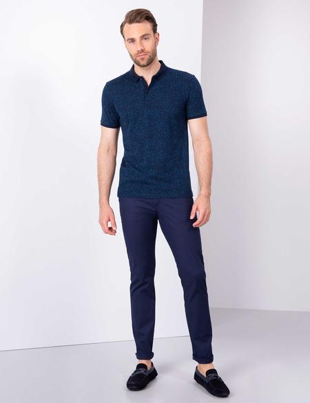 Lacivert Slim Fit T-Shirt - 50210520007