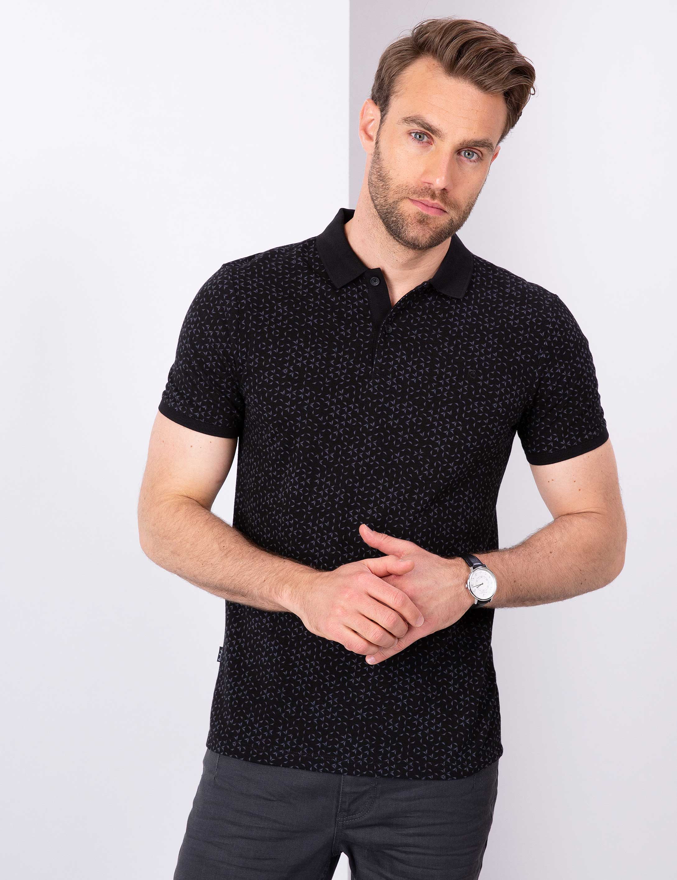 Siyah Slim Fit T-Shirt - Image 1