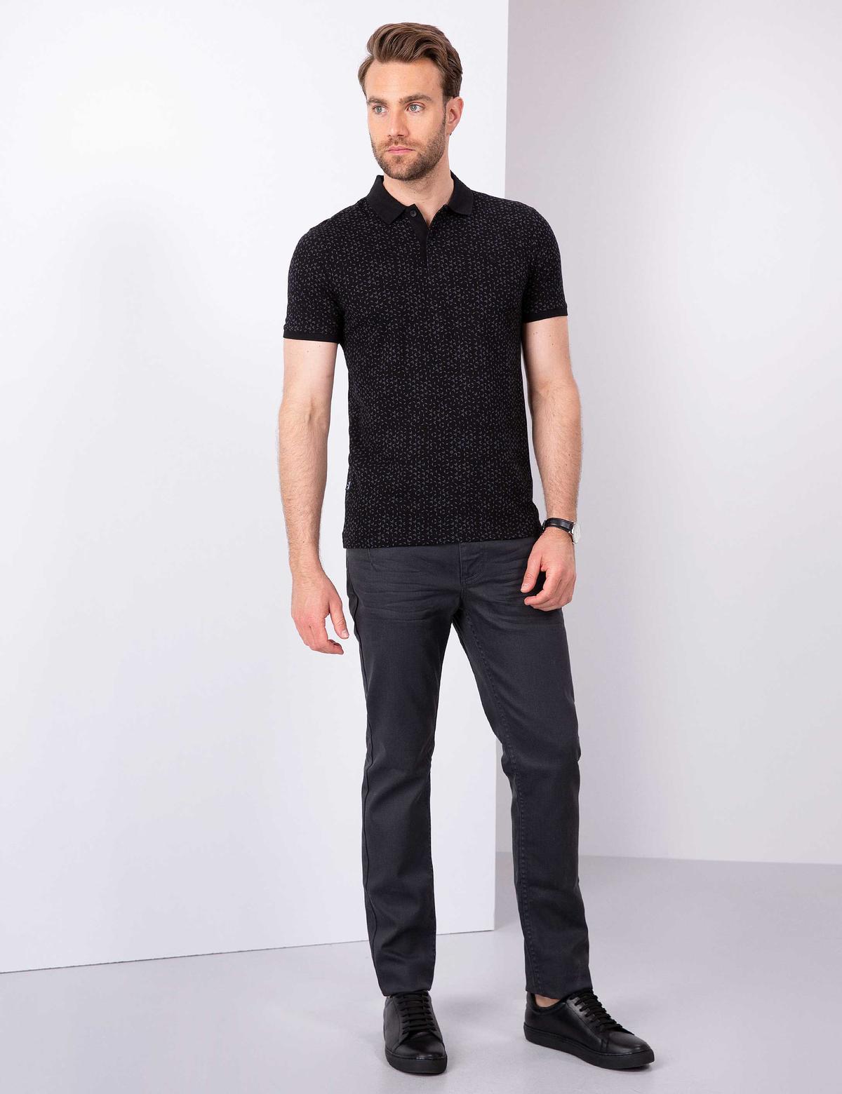 Siyah Slim Fit T-Shirt - 50210520023