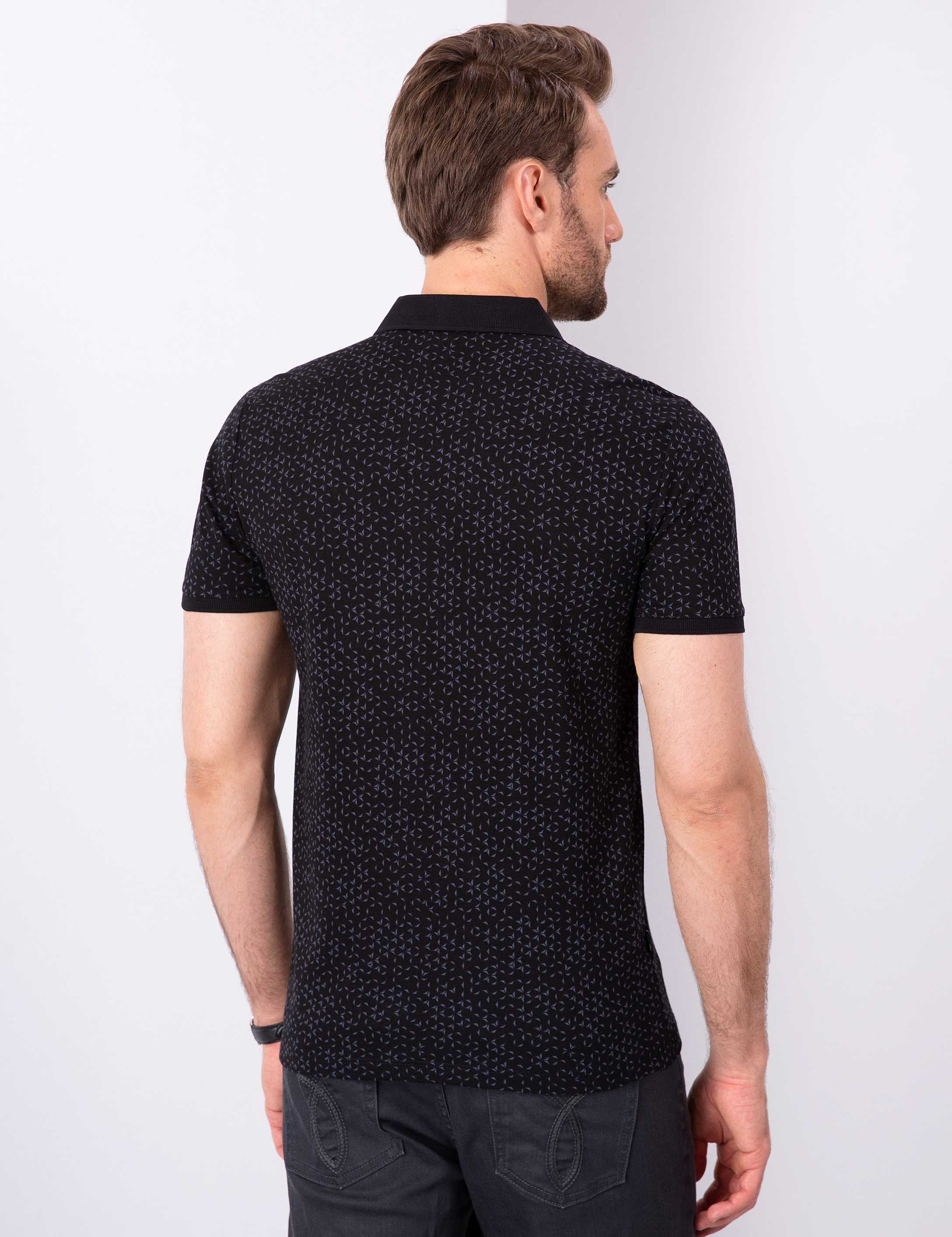 Siyah Slim Fit T-Shirt - Image 3