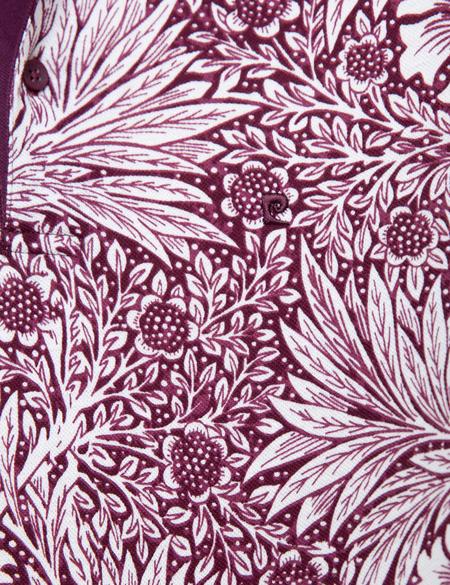 Bordo Slim Fit Polo Yaka T-Shirt - 50210521002