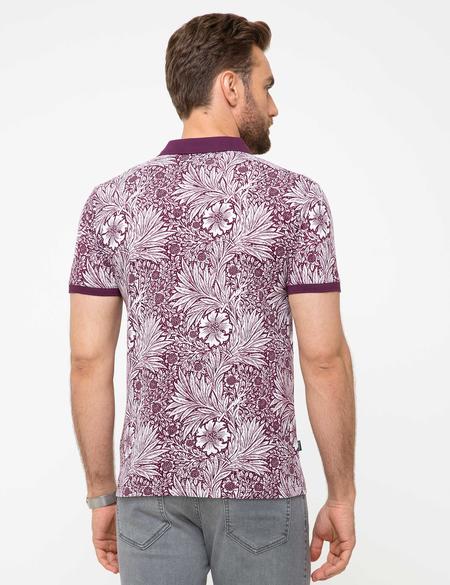Bordo Slim Fit Polo Yaka T-Shirt - 50210521002