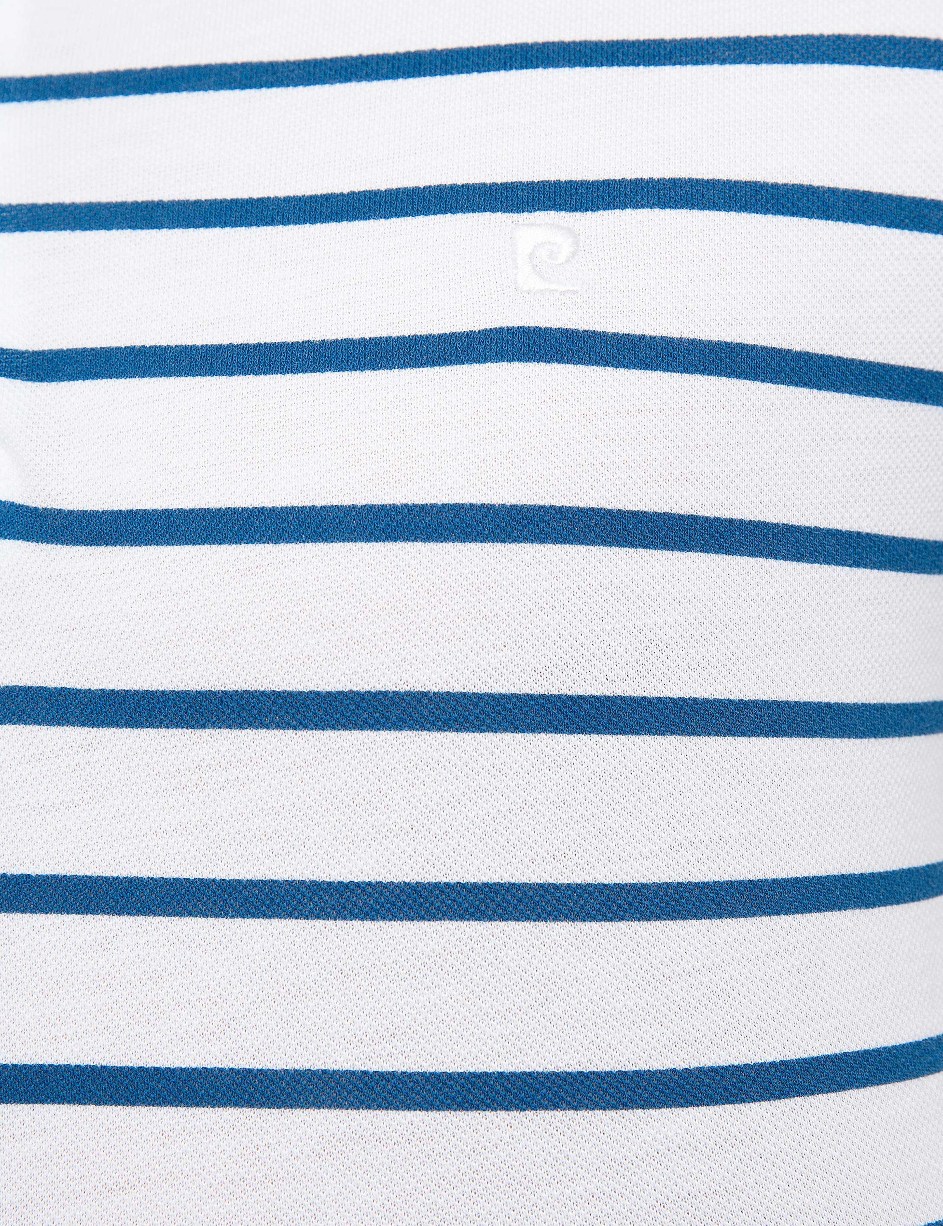 Beyaz Slim Fit Polo Yaka T-Shirt - Image 5