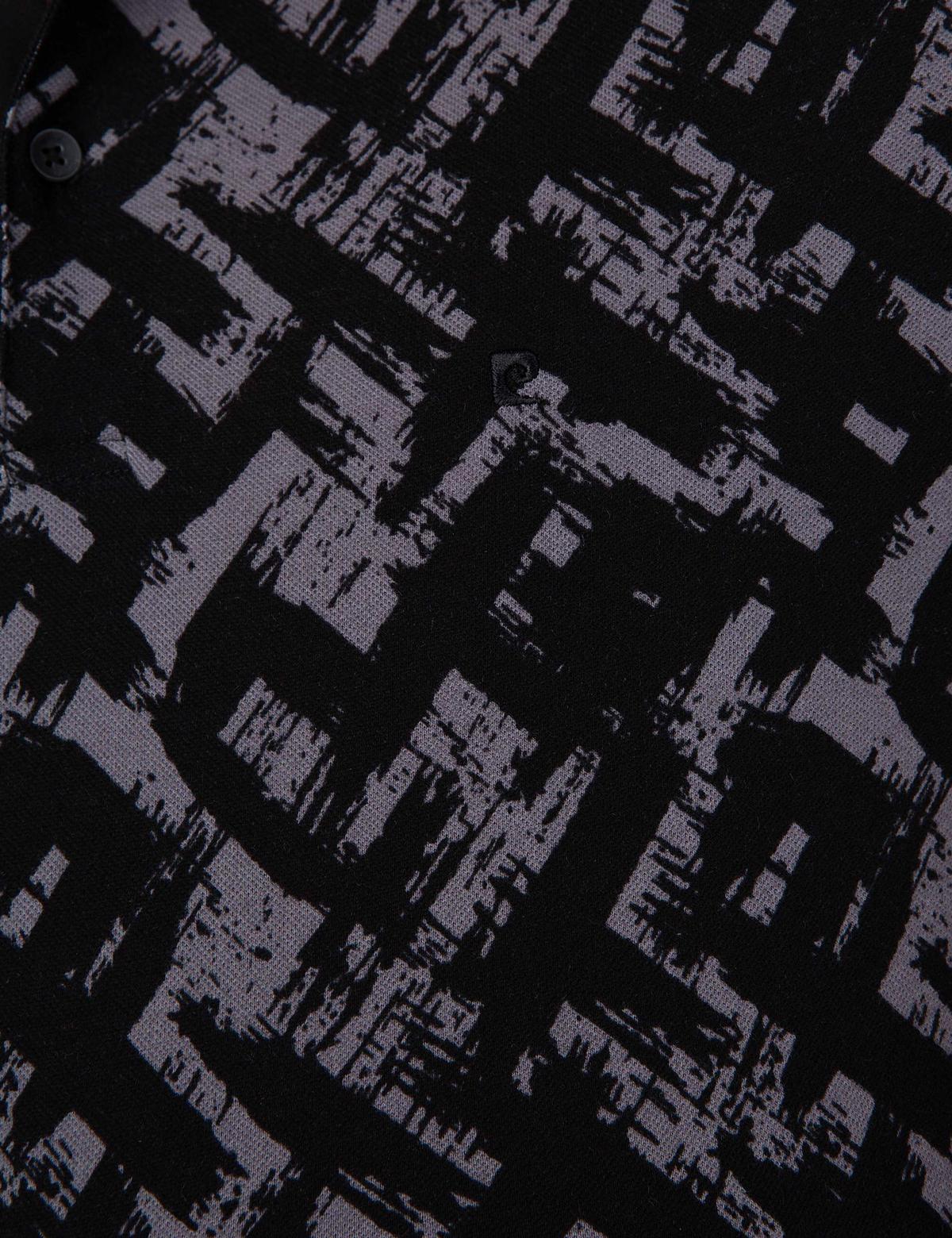 Siyah Slim Fit Polo Yaka T-Shirt - 50210526011