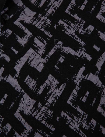 Siyah Slim Fit Polo Yaka T-Shirt - 50210526011