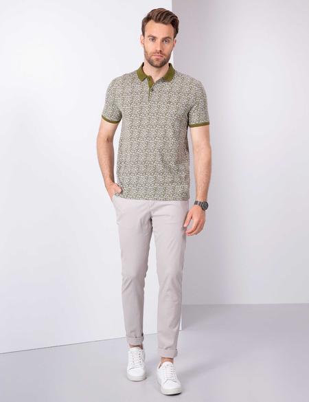Haki Slim Fit Polo Yaka T-Shirt - 50210549011