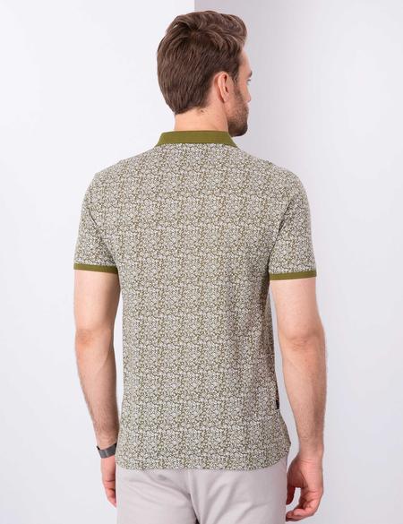 Haki Slim Fit Polo Yaka T-Shirt - 50210549011