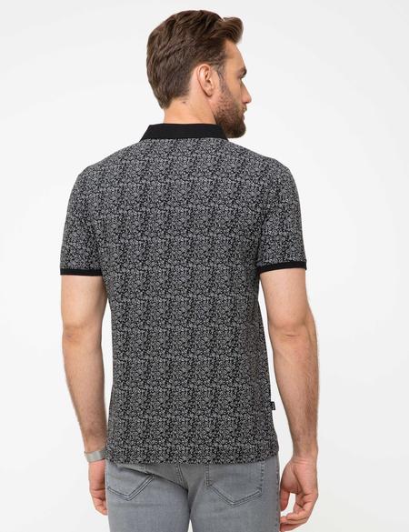 Siyah Slim Fit Polo Yaka T-Shirt - 50210549028