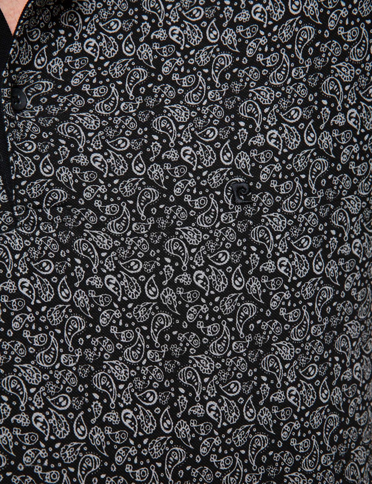 Siyah Slim Fit Polo Yaka T-Shirt - 50210549028