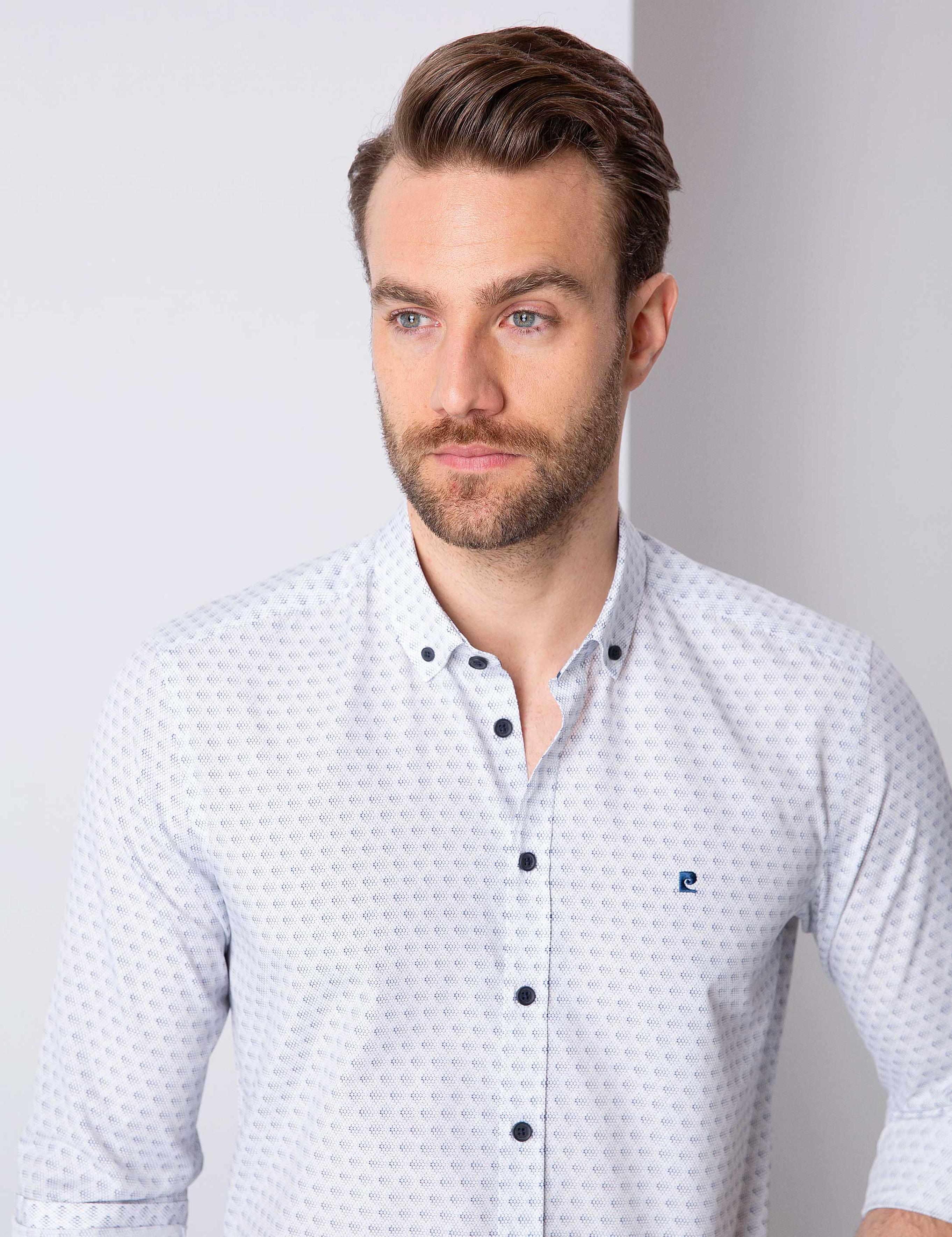 Lacivert Slim Fit Gömlek