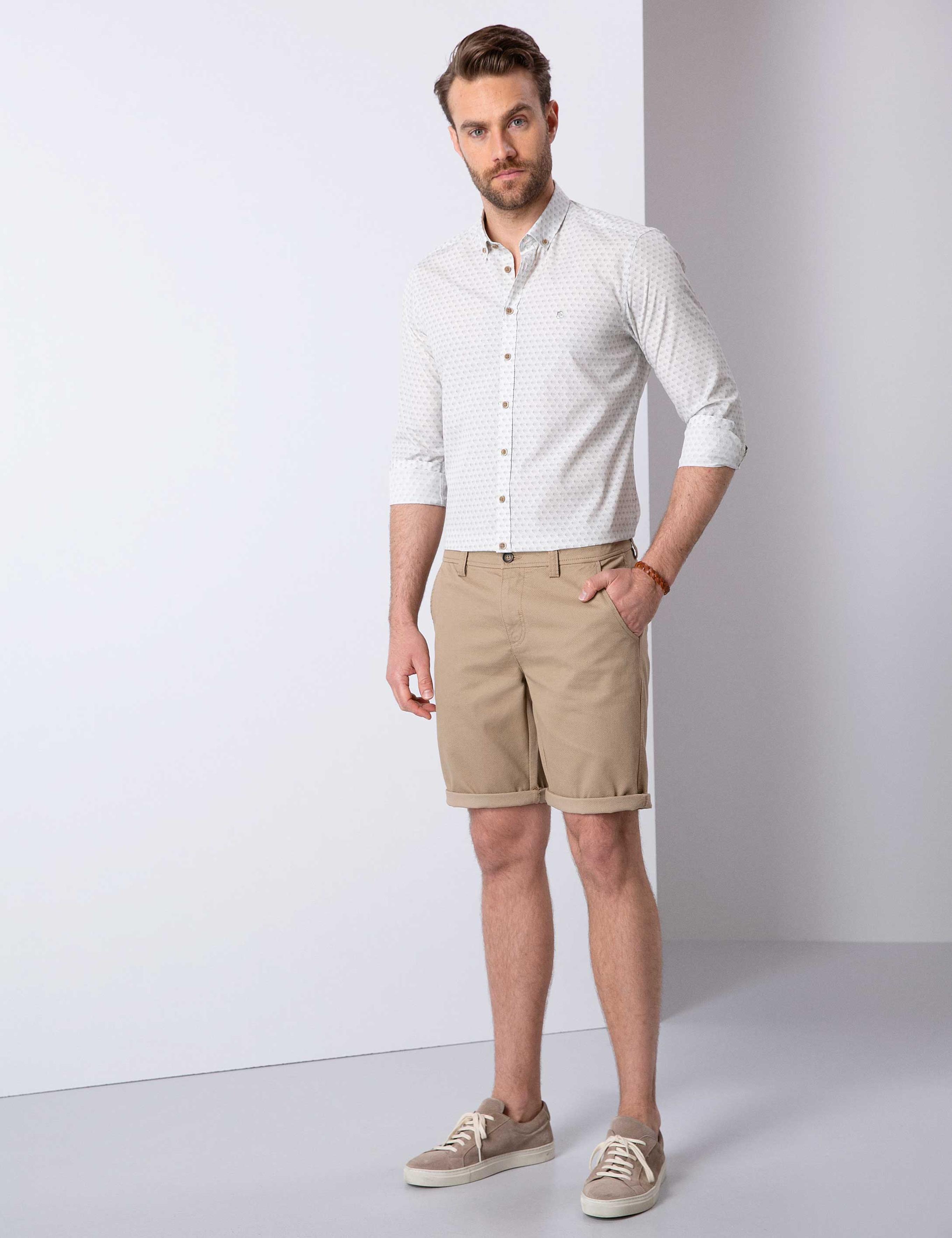 Haki Slim Fit Gömlek