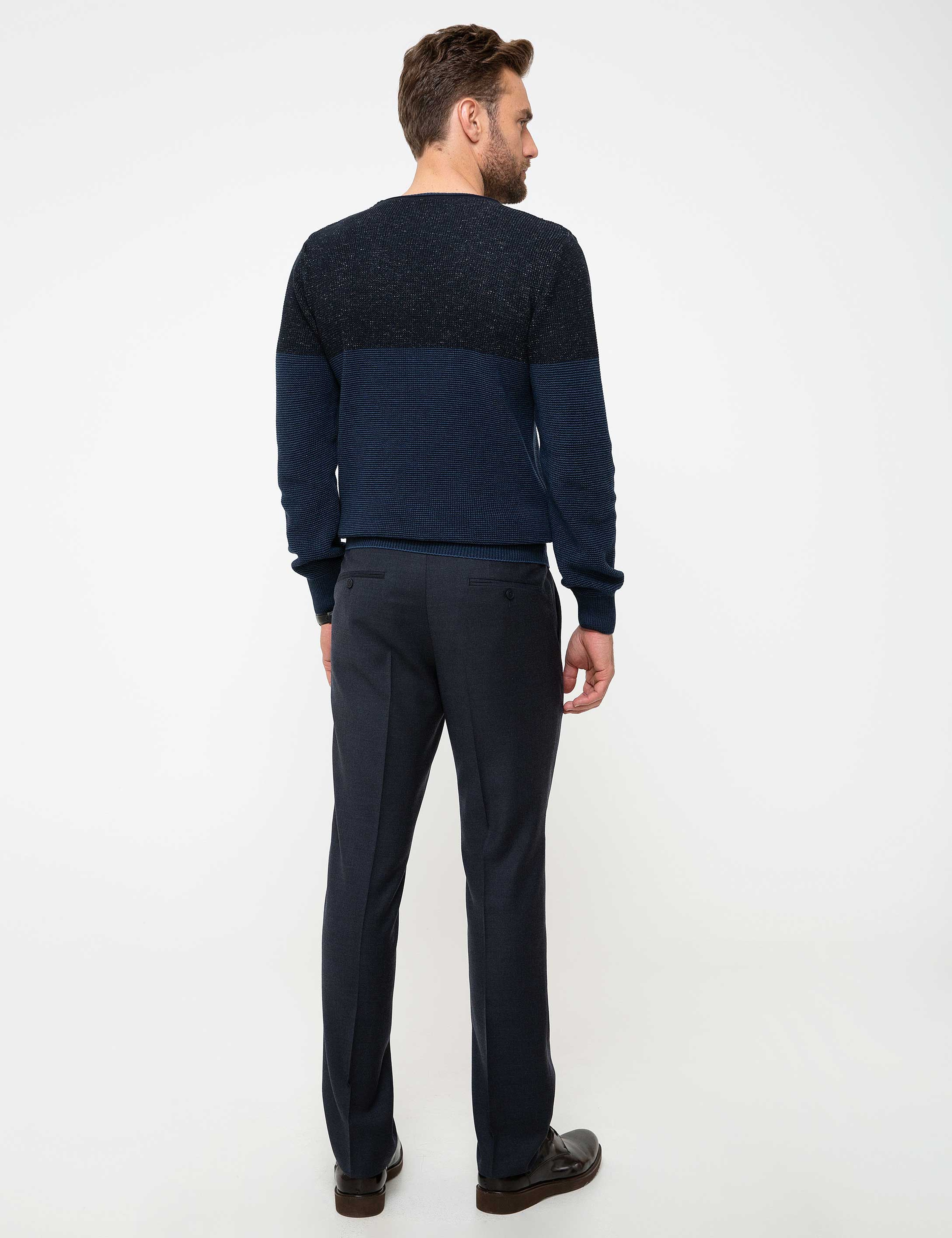 Lacivert Slim Fit Pantolon