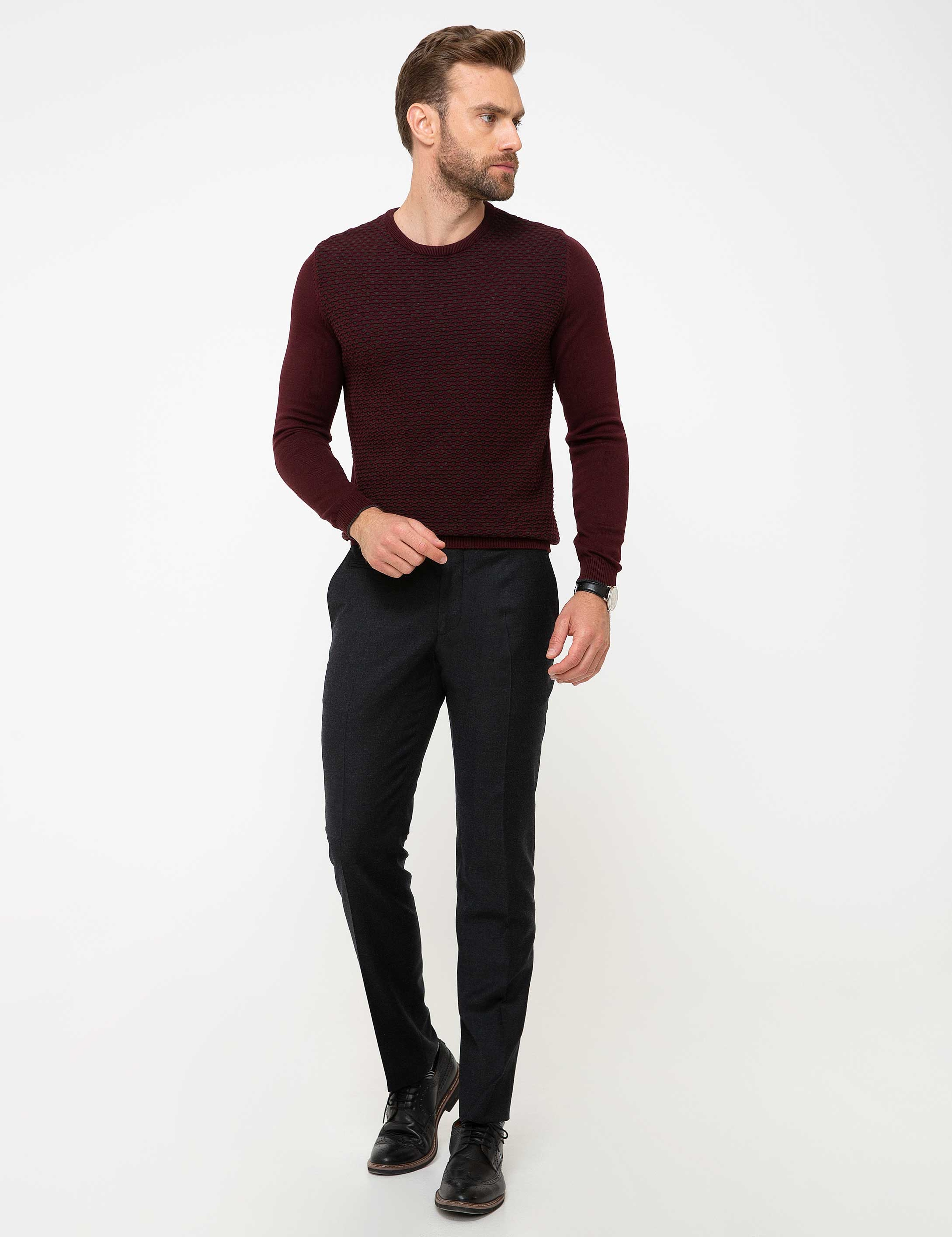 Siyah Slim Fit Pantolon - Image 1