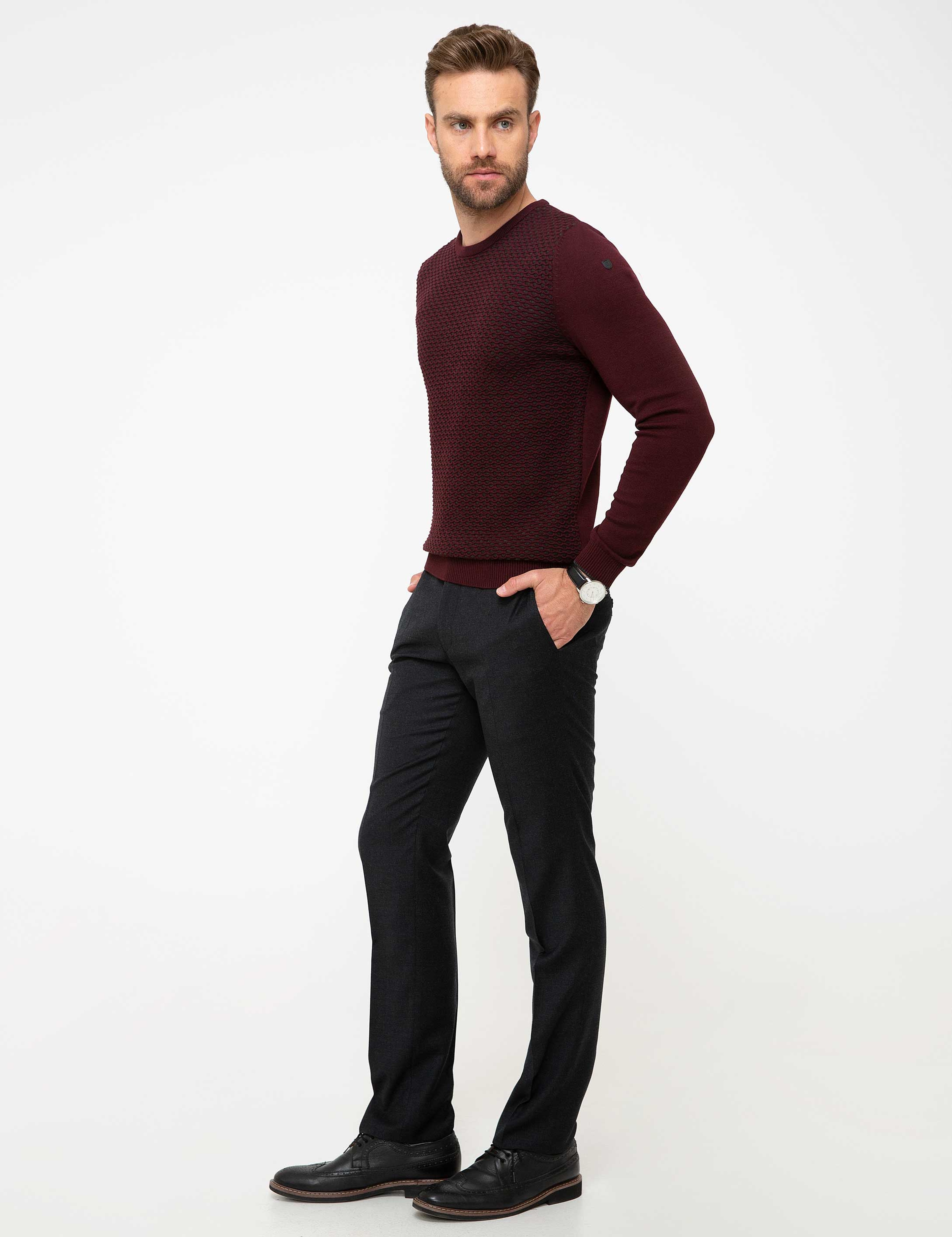 Siyah Slim Fit Pantolon - Image 2