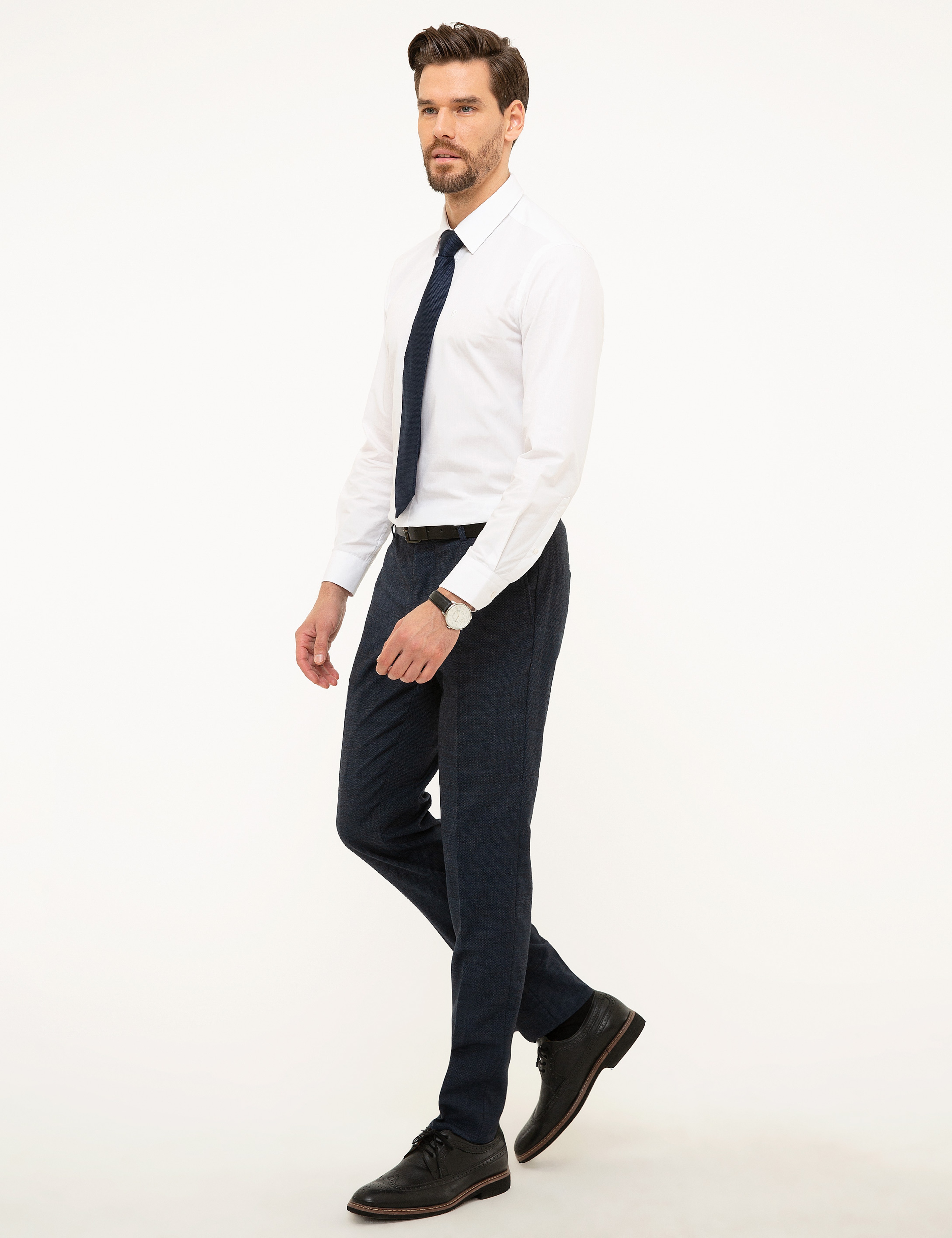 Açık Lacivert Ex. Slim Fit Kumaş Pantolon - Image 2