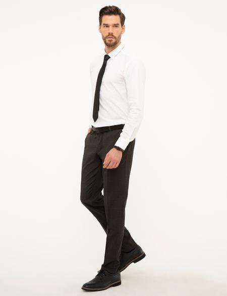 Kahverengi Ex. Slim Fit Kumaş Pantolon - 50210652040