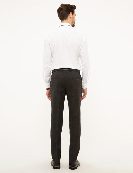 Kahverengi Ex. Slim Fit Kumaş Pantolon - 50210652040