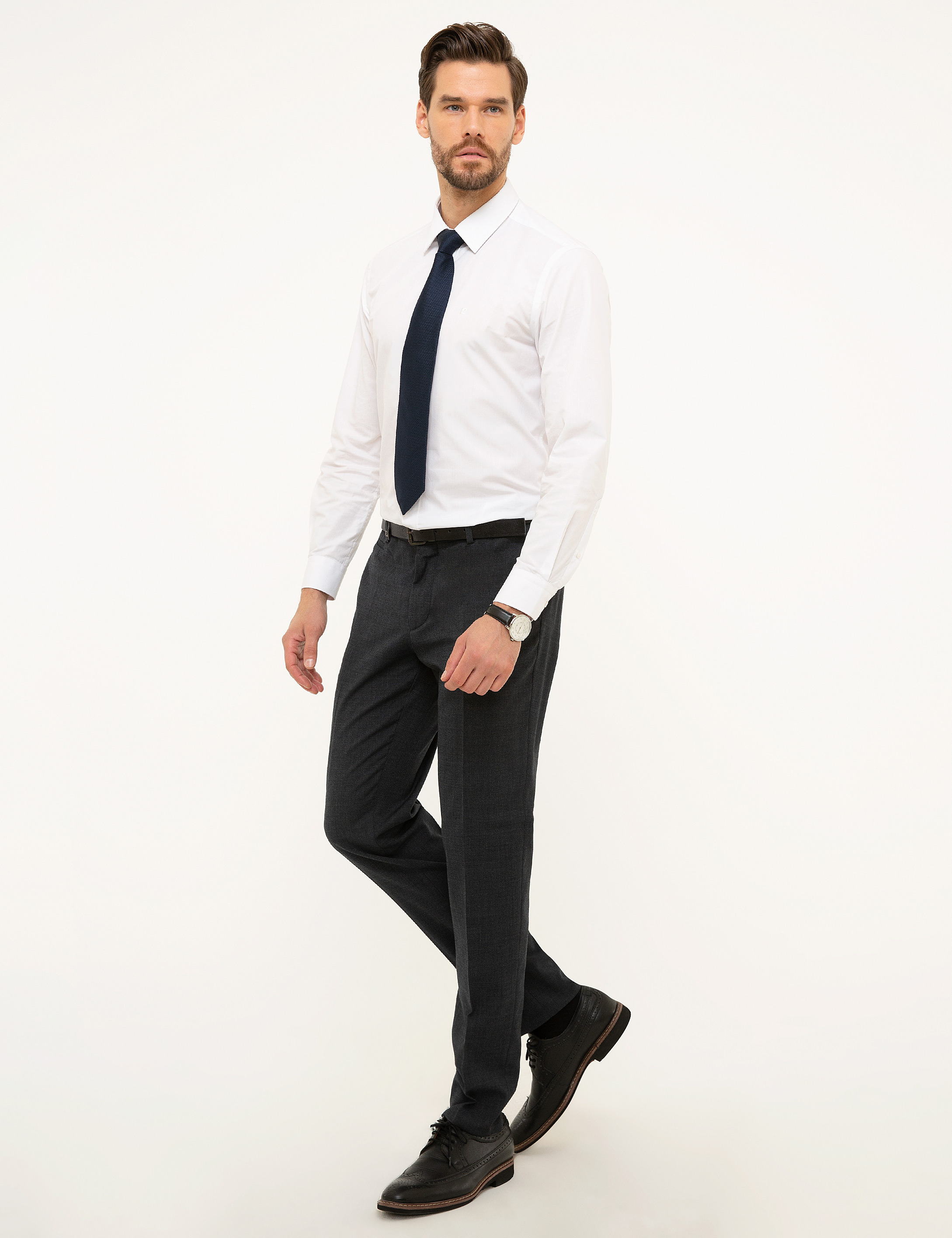 İndigo Ex. Slim Fit Kumaş Pantolon - Image 2