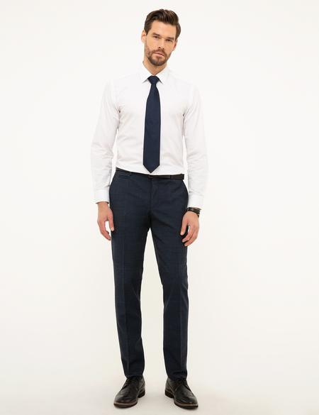 Açık Lacivert Ex. Slim Fit Kumaş Pantolon - 50210652029