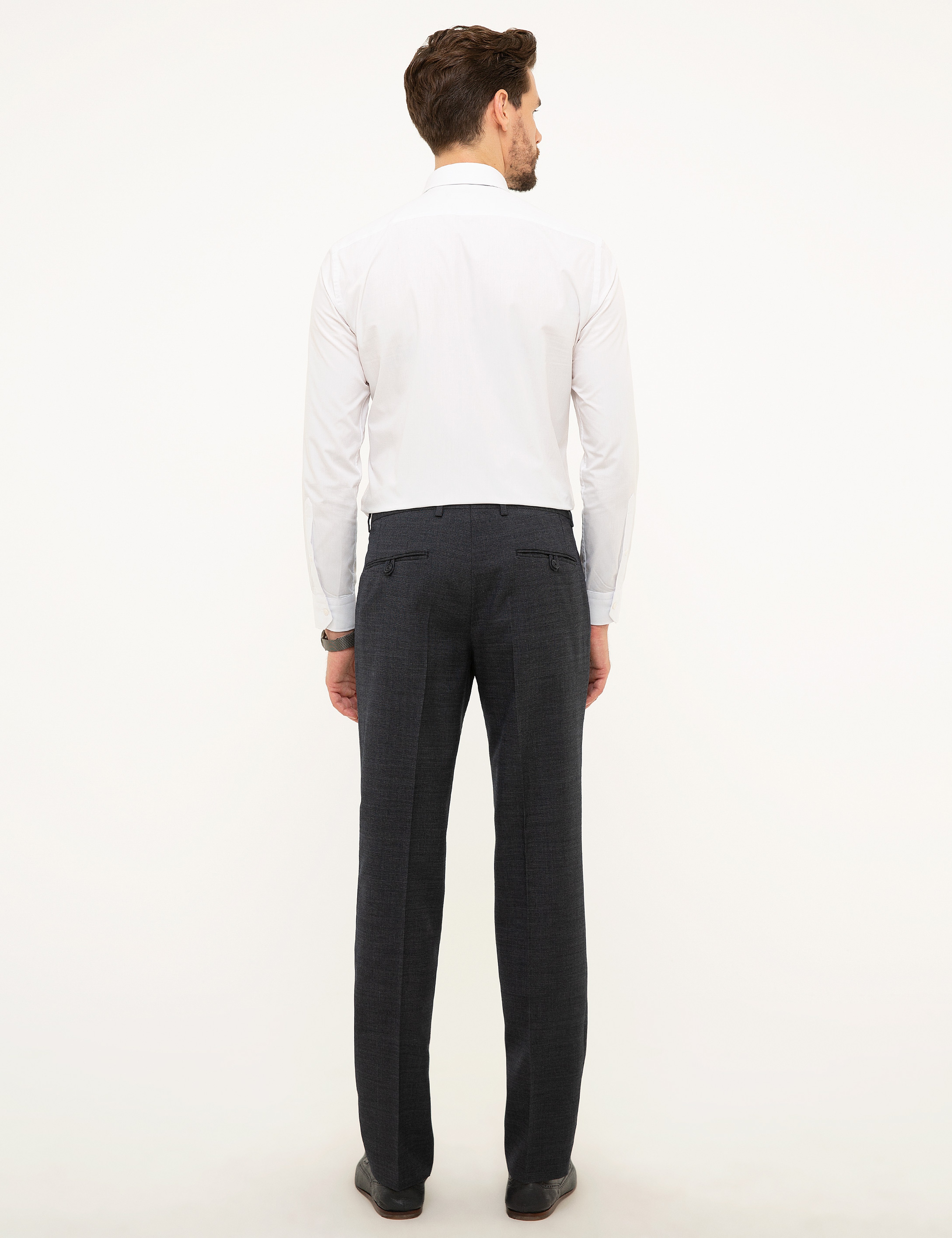 Lacivert Slim Fit Pantolon
