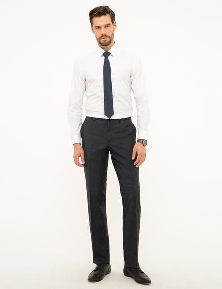 Lacivert Slim Fit Pantolon - 50210655013