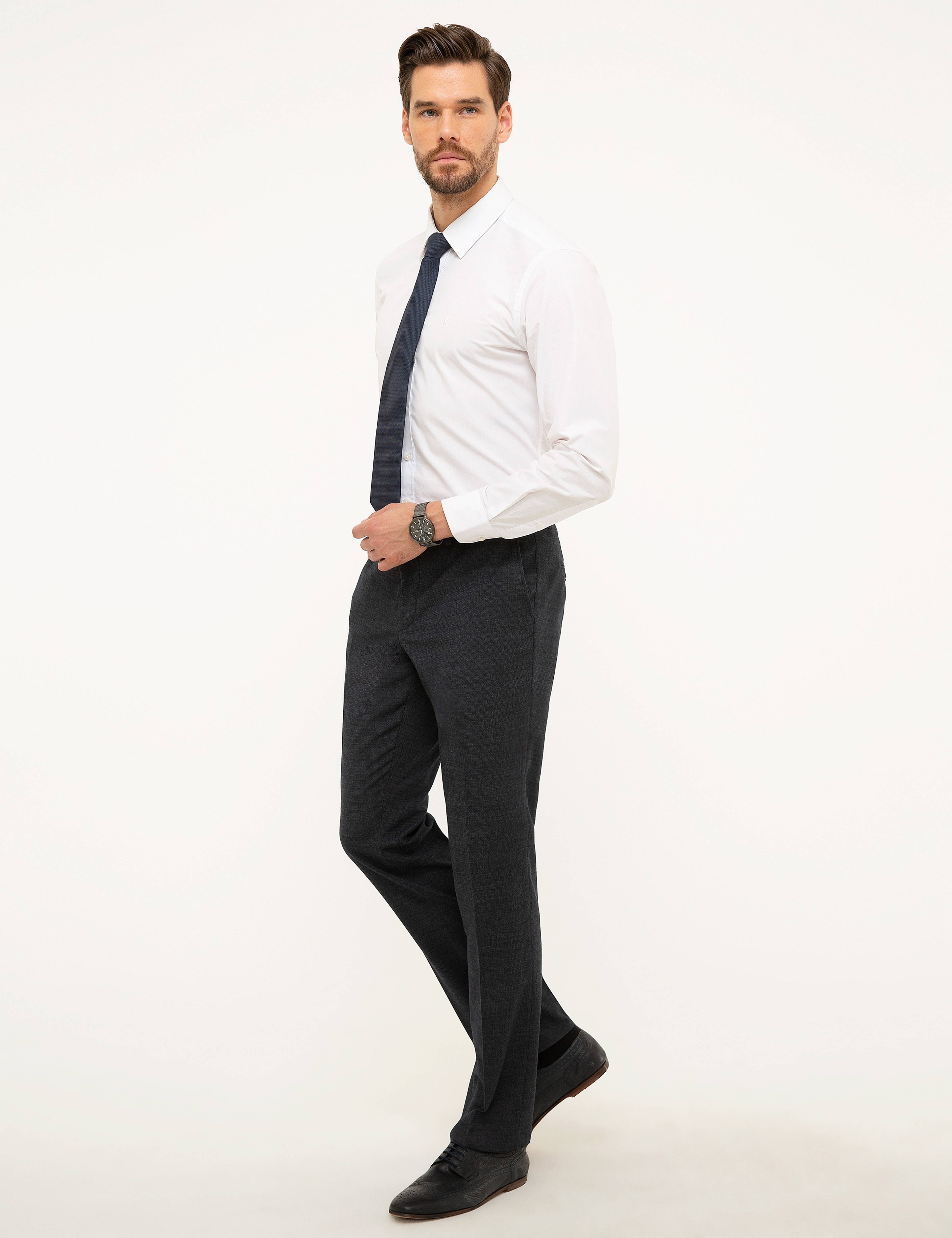 Lacivert Slim Fit Pantolon - Image 2