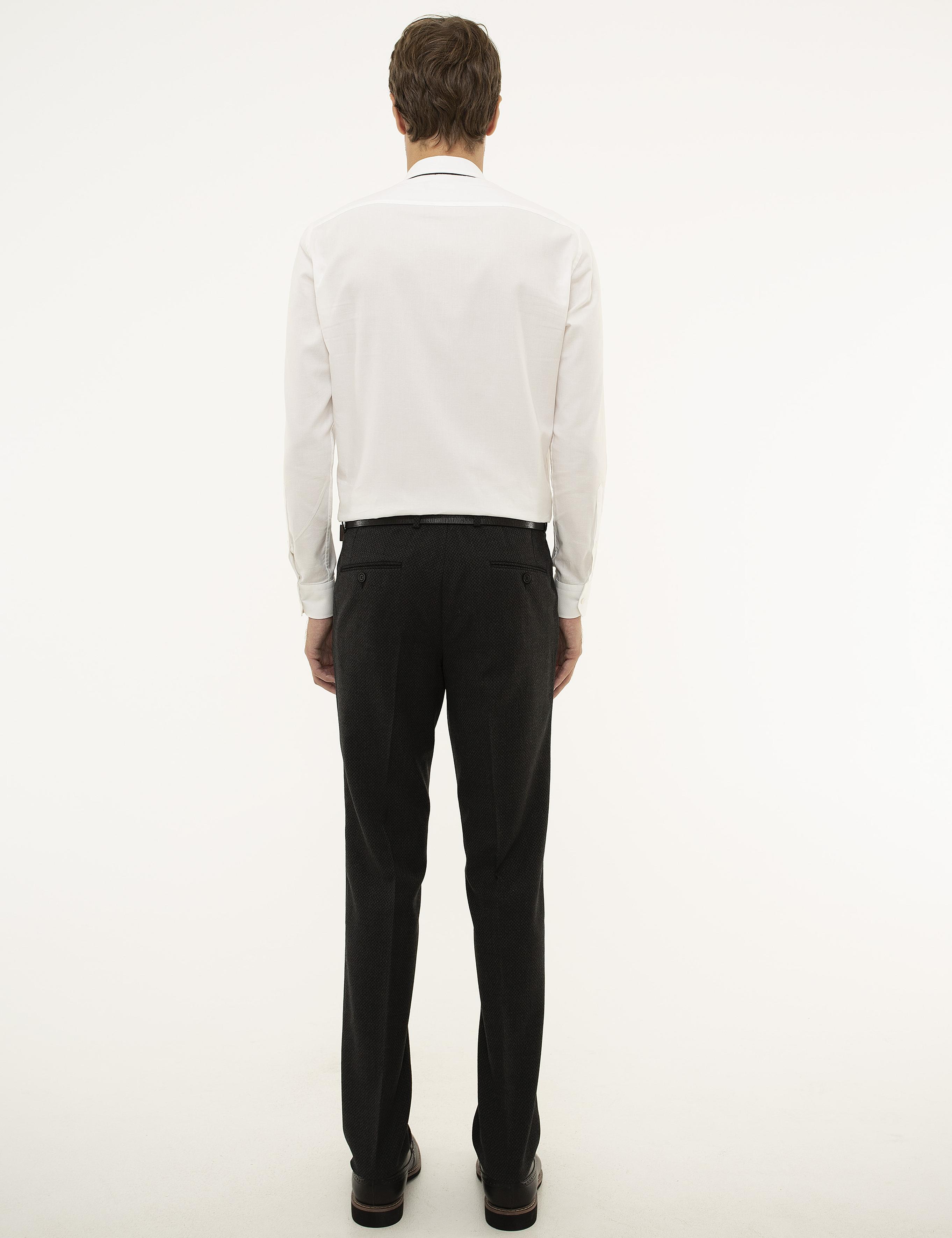 Füme Slim Fit Kumaş Pantolon