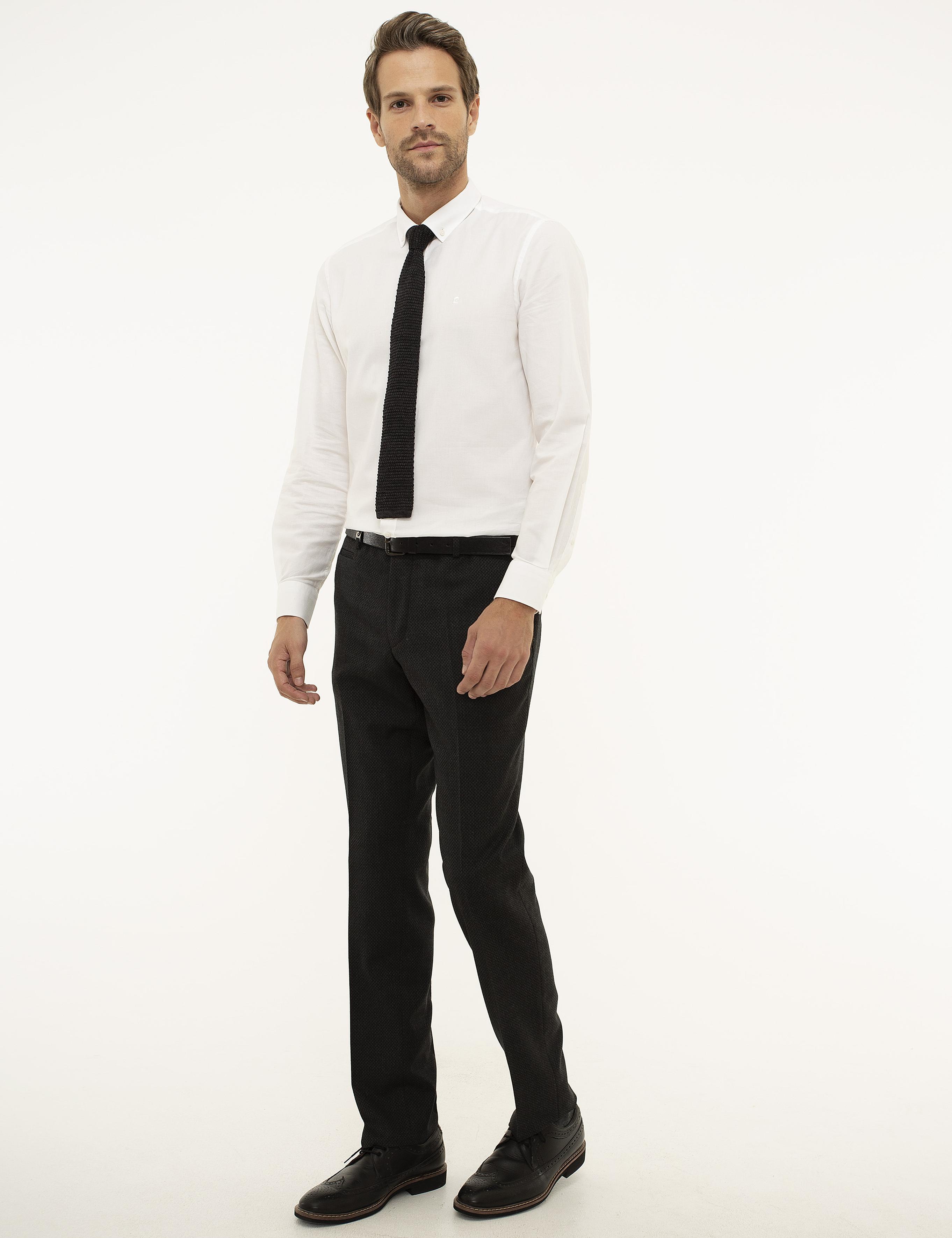 Füme Slim Fit Kumaş Pantolon