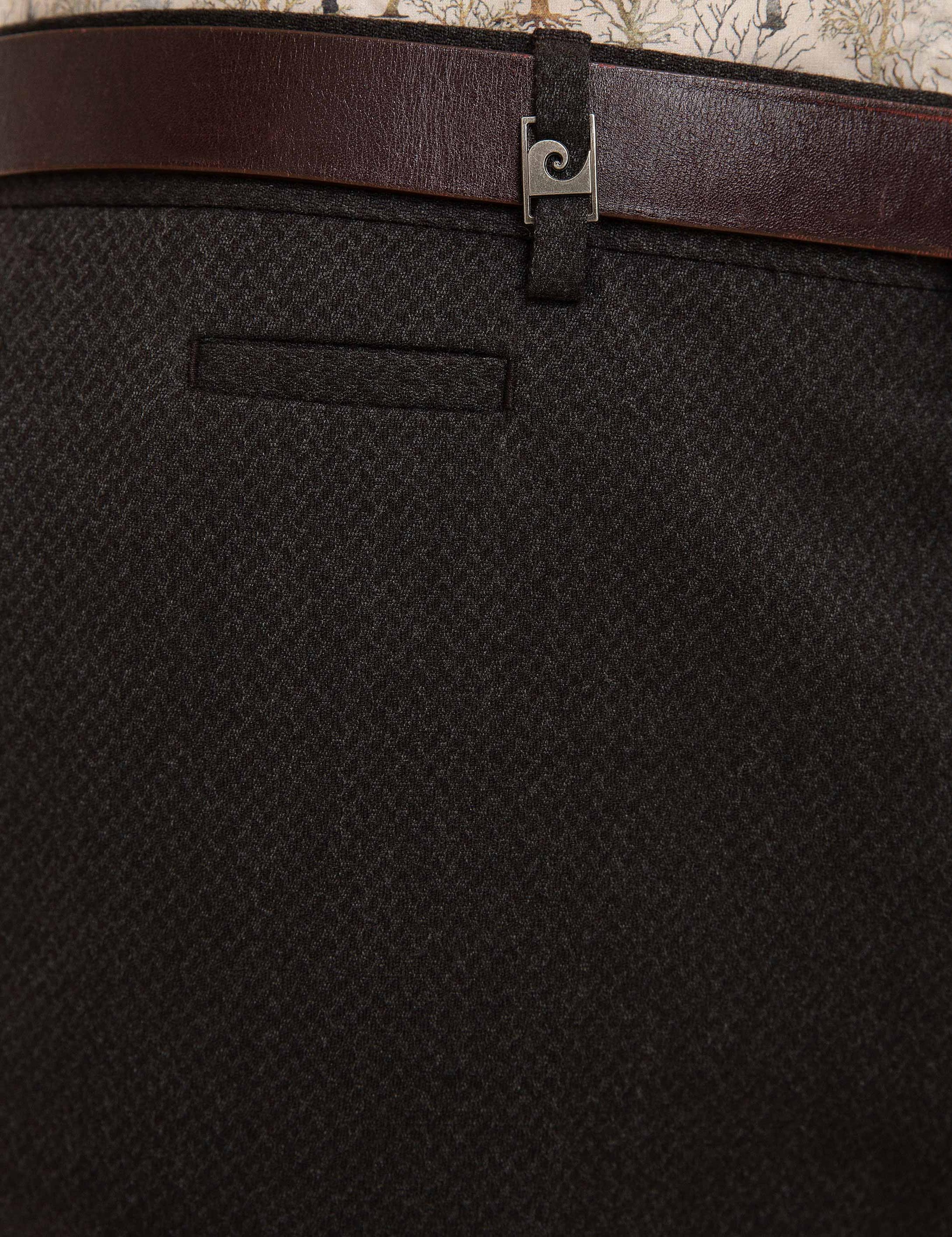 Kahverengi Slim Fit Kumaş Pantolon