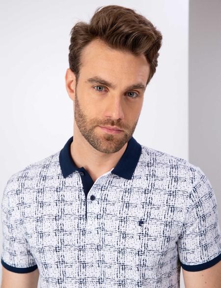 Lacivert Slim Fit Polo Yaka T-Shirt - 50210711003