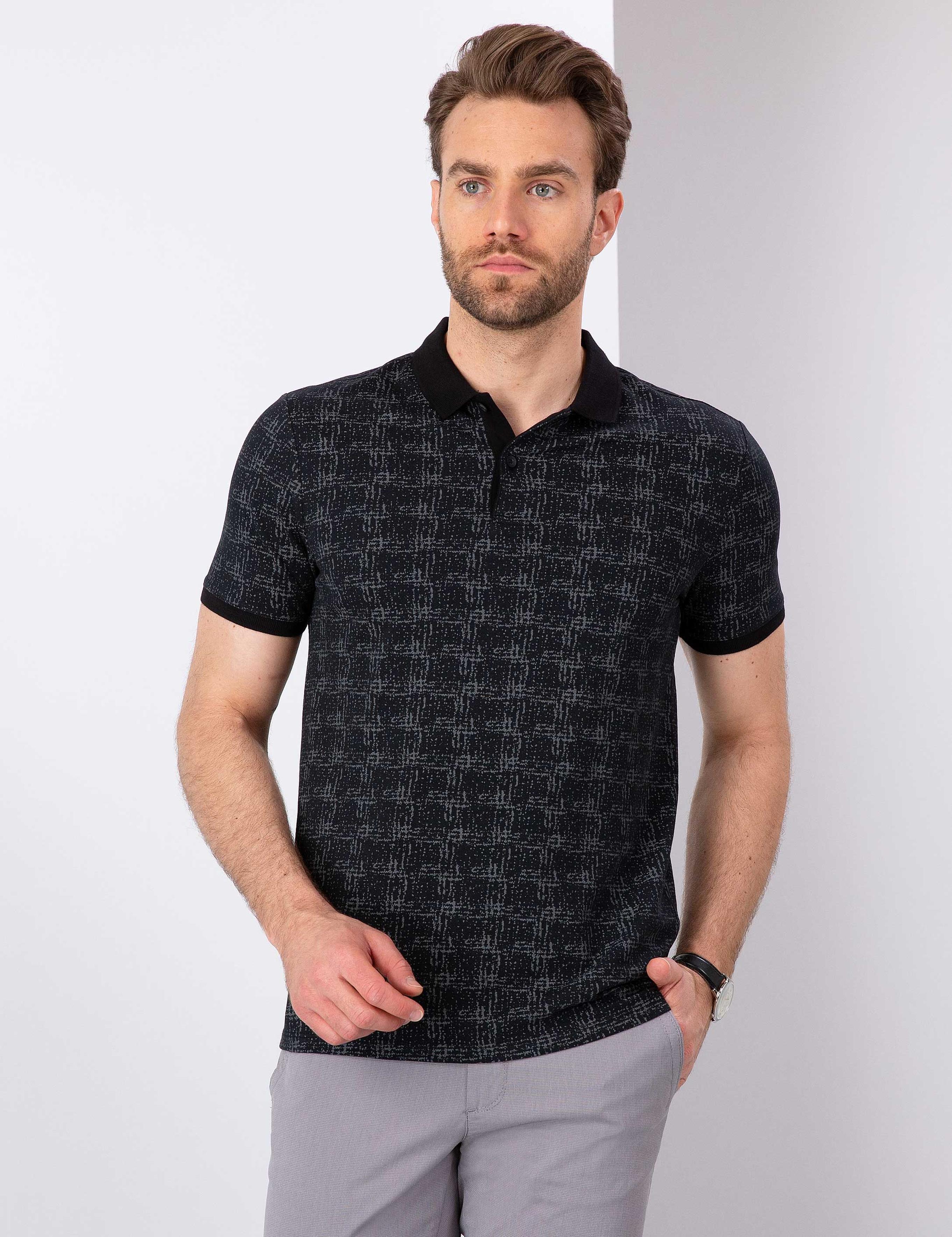 Siyah Slim Fit T-Shirt