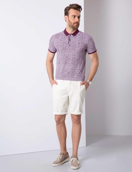 Bordo Slim Fit Polo Yaka T-Shirt - 50210712005