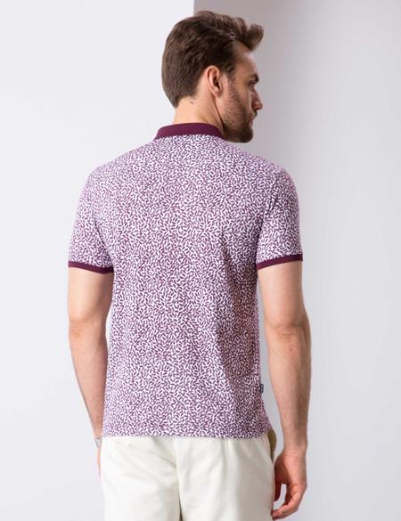 Bordo Slim Fit Polo Yaka T-Shirt - 50210712005