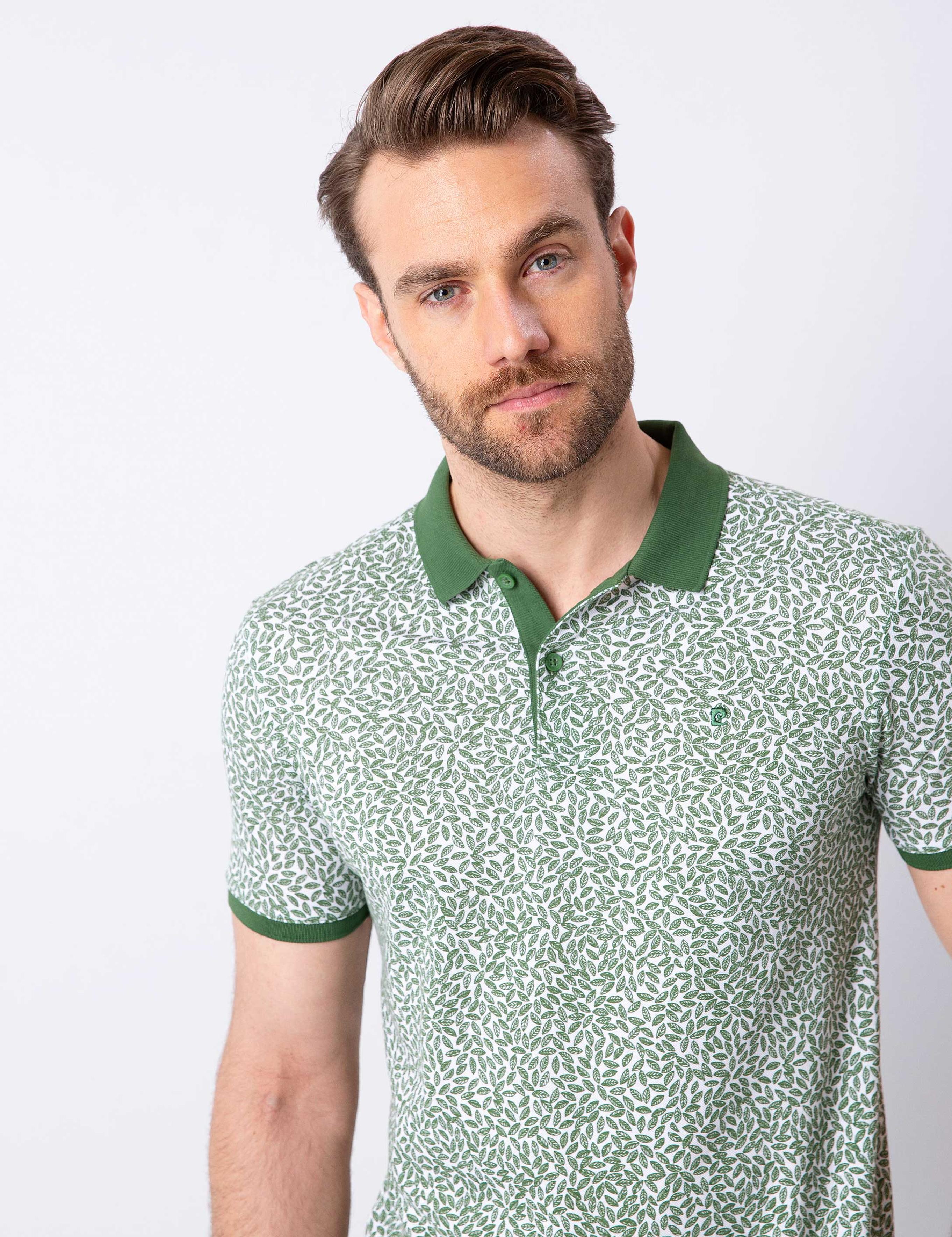 Yeşil Slim Fit Polo Yaka T-Shirt