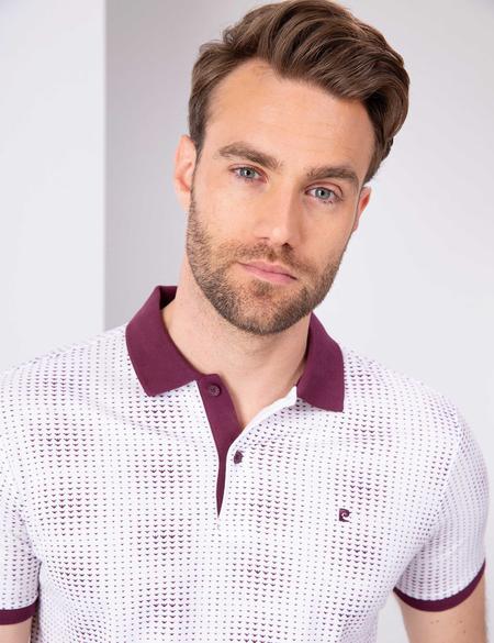 Bordo Slim Fit Polo Yaka T-Shirt - 50210713004