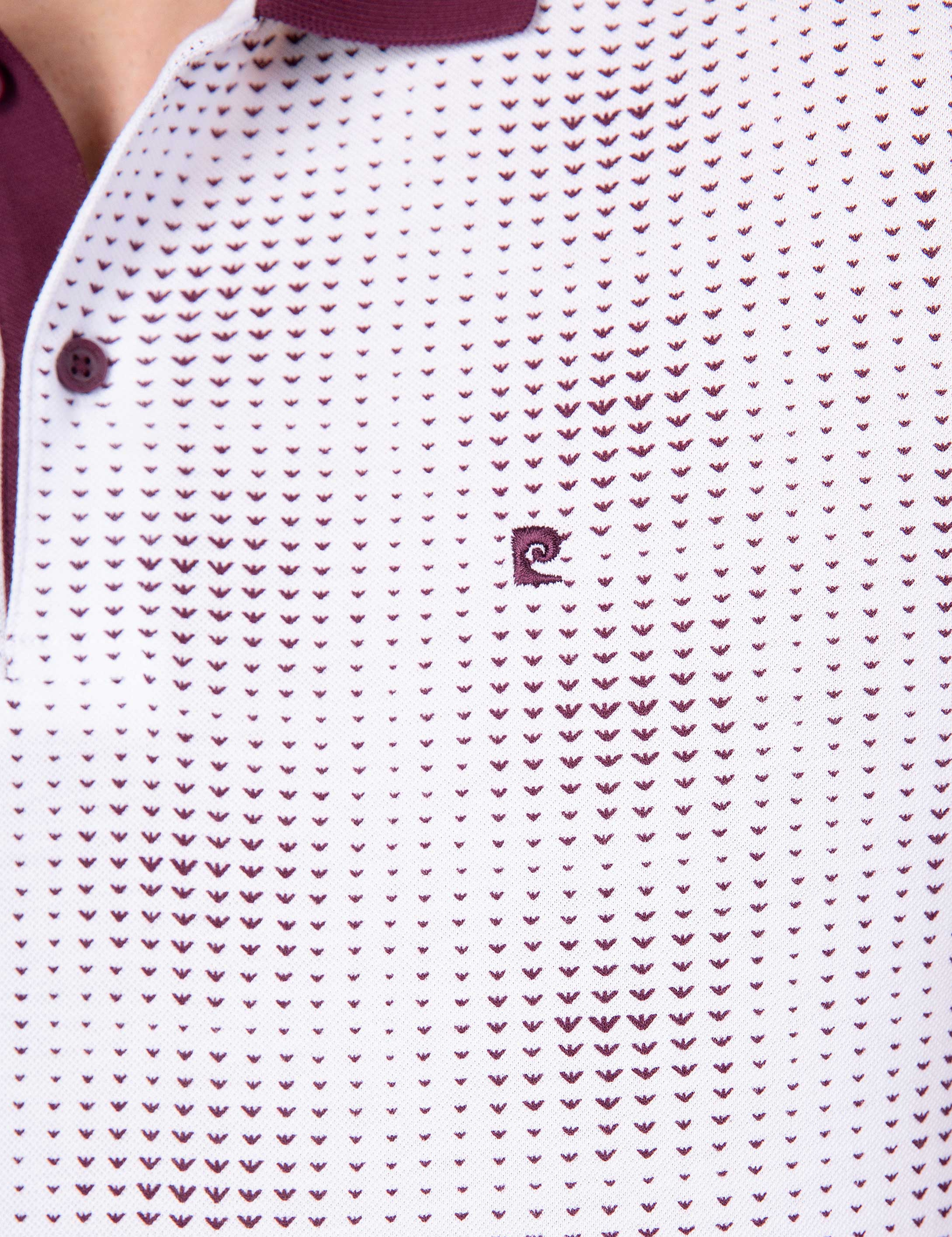 Bordo Slim Fit Polo Yaka T-Shirt - Image 5