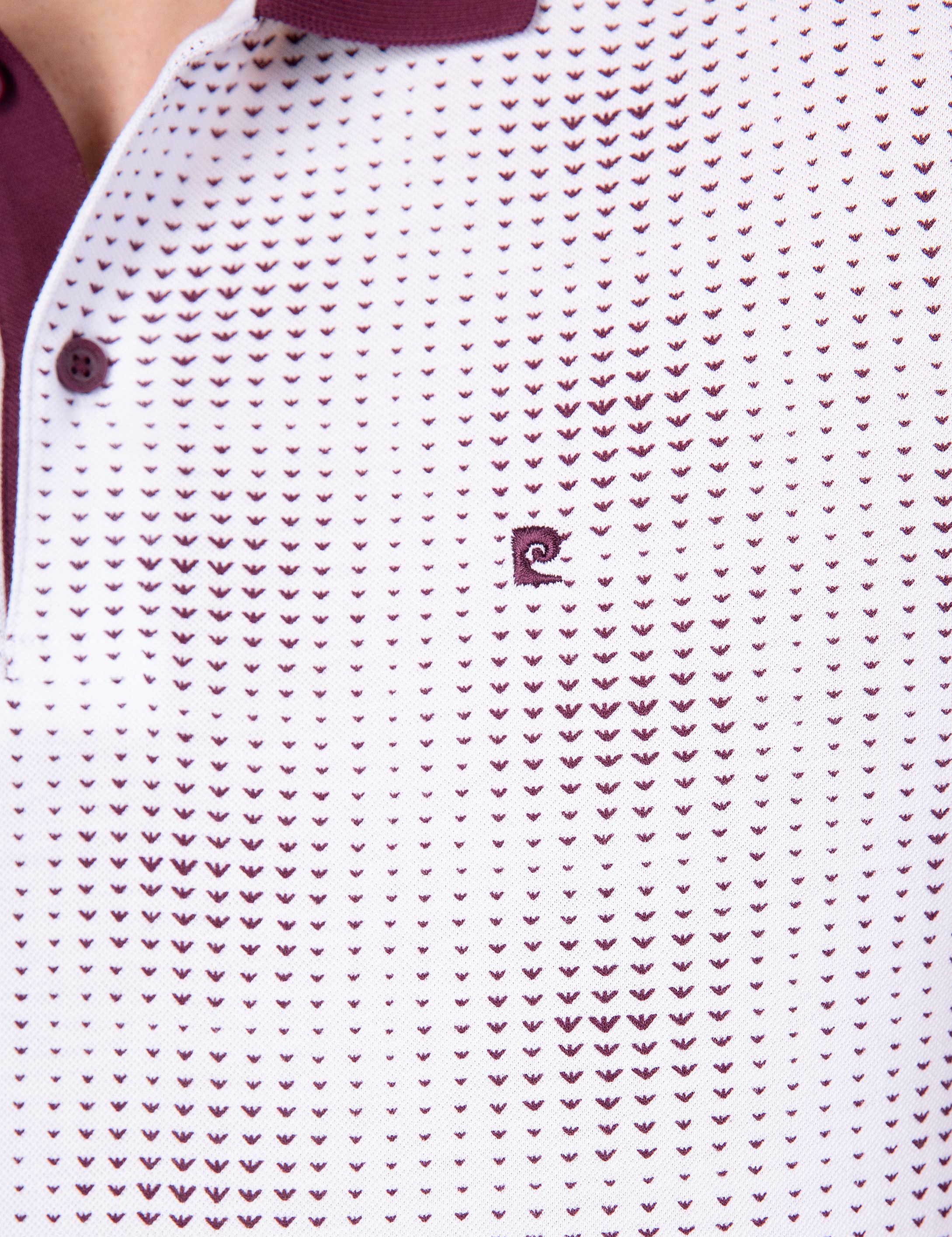 Bordo Slim Fit Polo Yaka T-Shirt