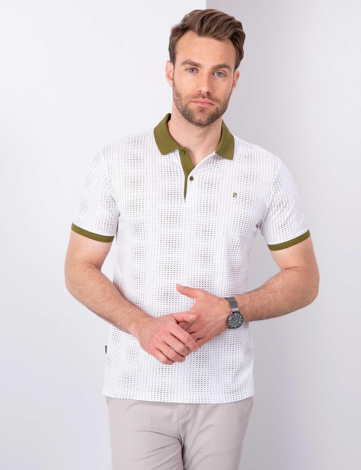 Haki Slim Fit Polo Yaka T-Shirt