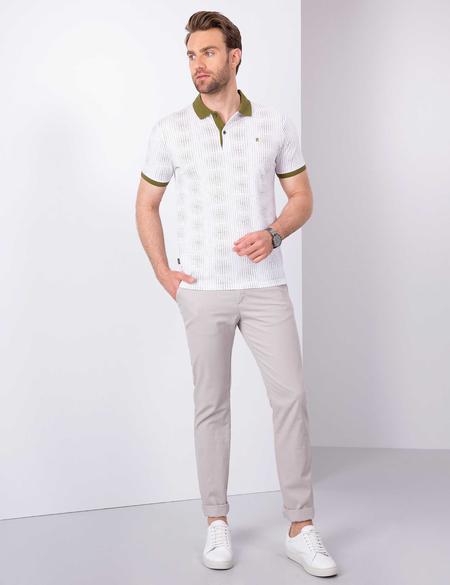 Haki Slim Fit Polo Yaka T-Shirt - 50210713013
