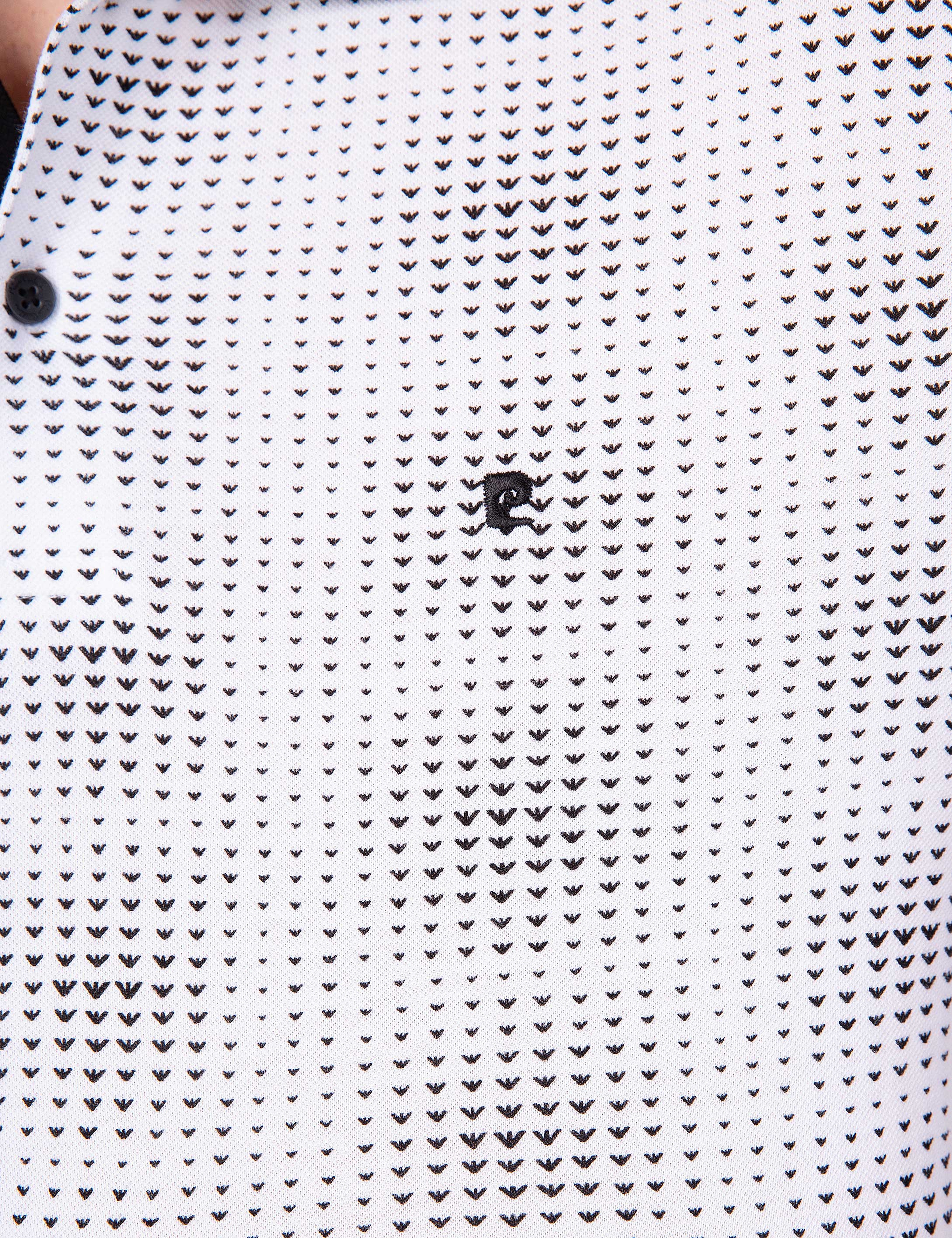 Siyah Slim Fit Polo Yaka T-Shirt - Image 5