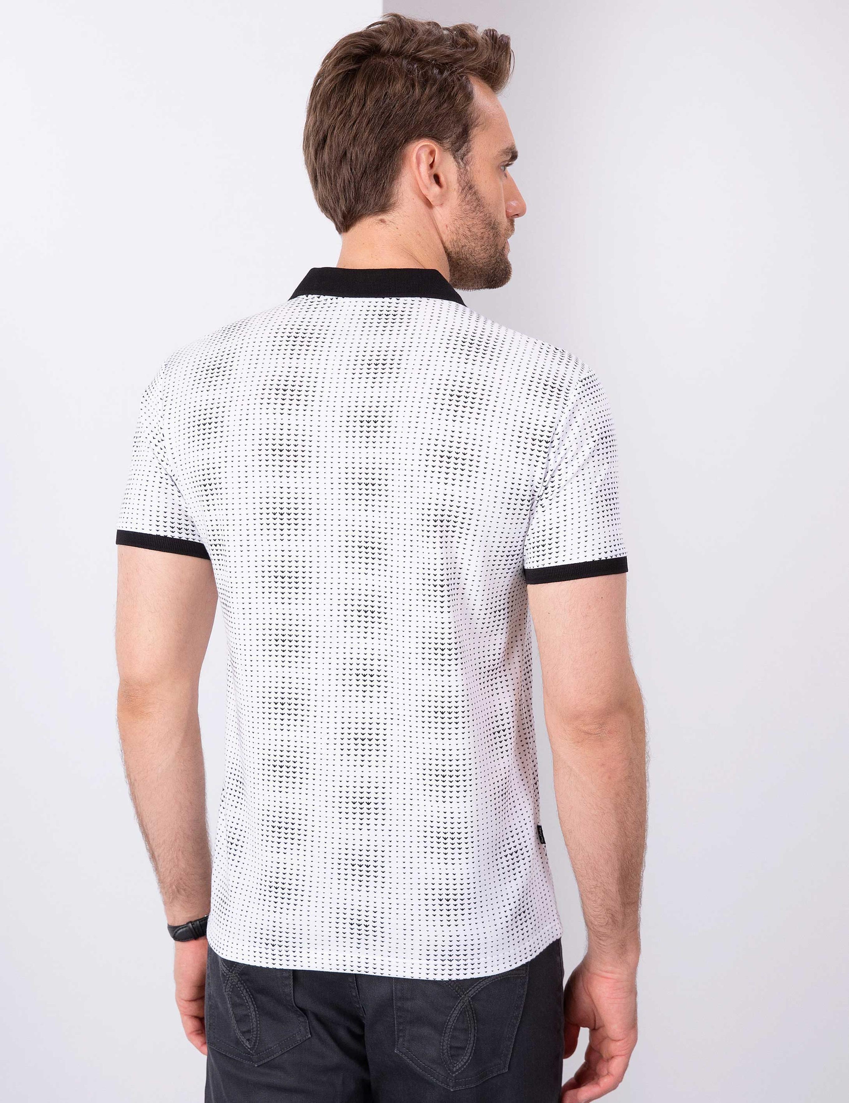 Siyah Slim Fit Polo Yaka T-Shirt