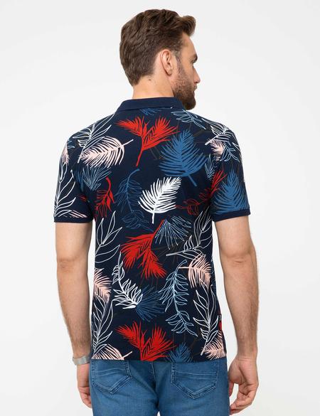 Lacivert Slim Fit Polo Yaka T-Shirt - 50210715002