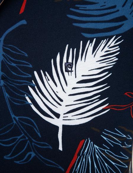 Lacivert Slim Fit Polo Yaka T-Shirt - 50210715002